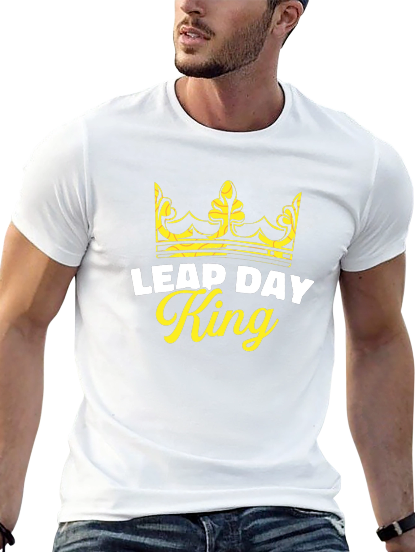Leap Day King T-Shirt - Crown Graphic