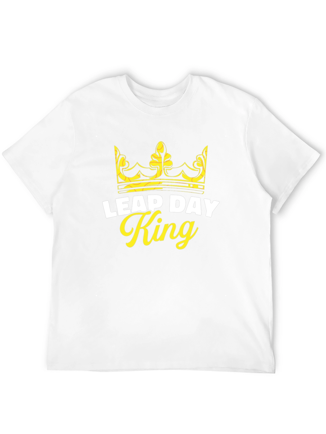 Leap Day King T-Shirt - Crown Graphic