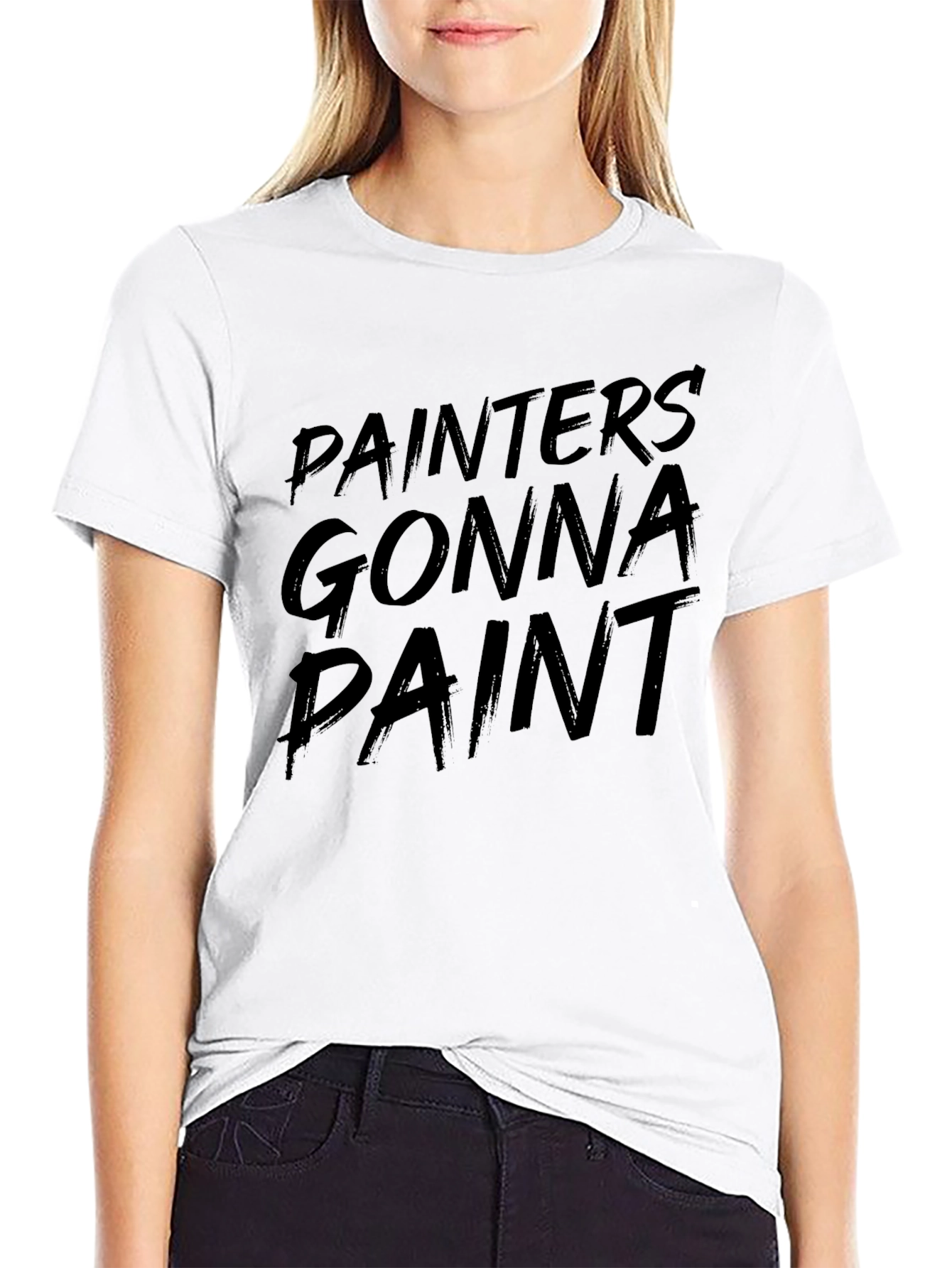 Painters Gonna Paint Black Graphic Tee
