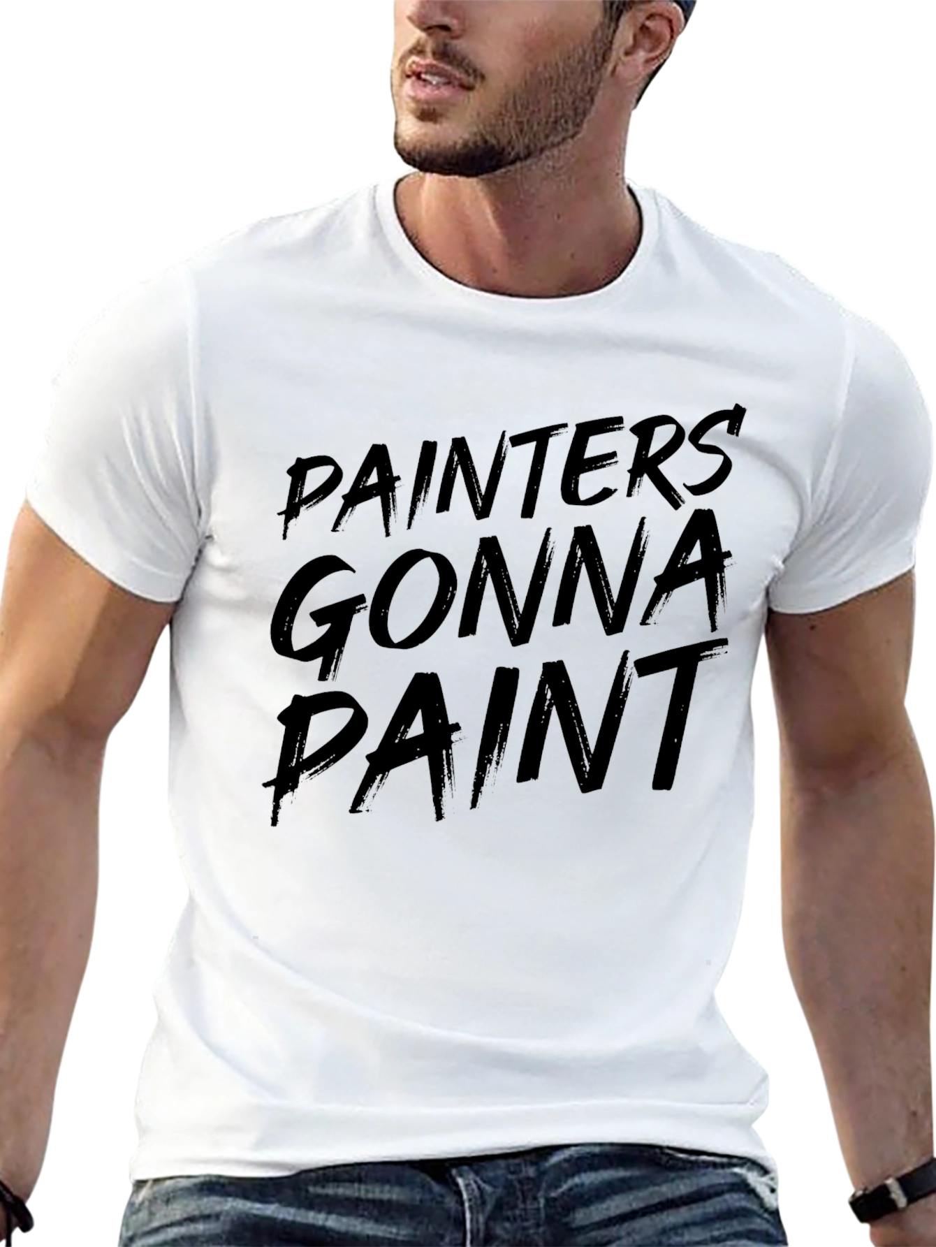 Painters Gonna Paint Black Graphic Tee