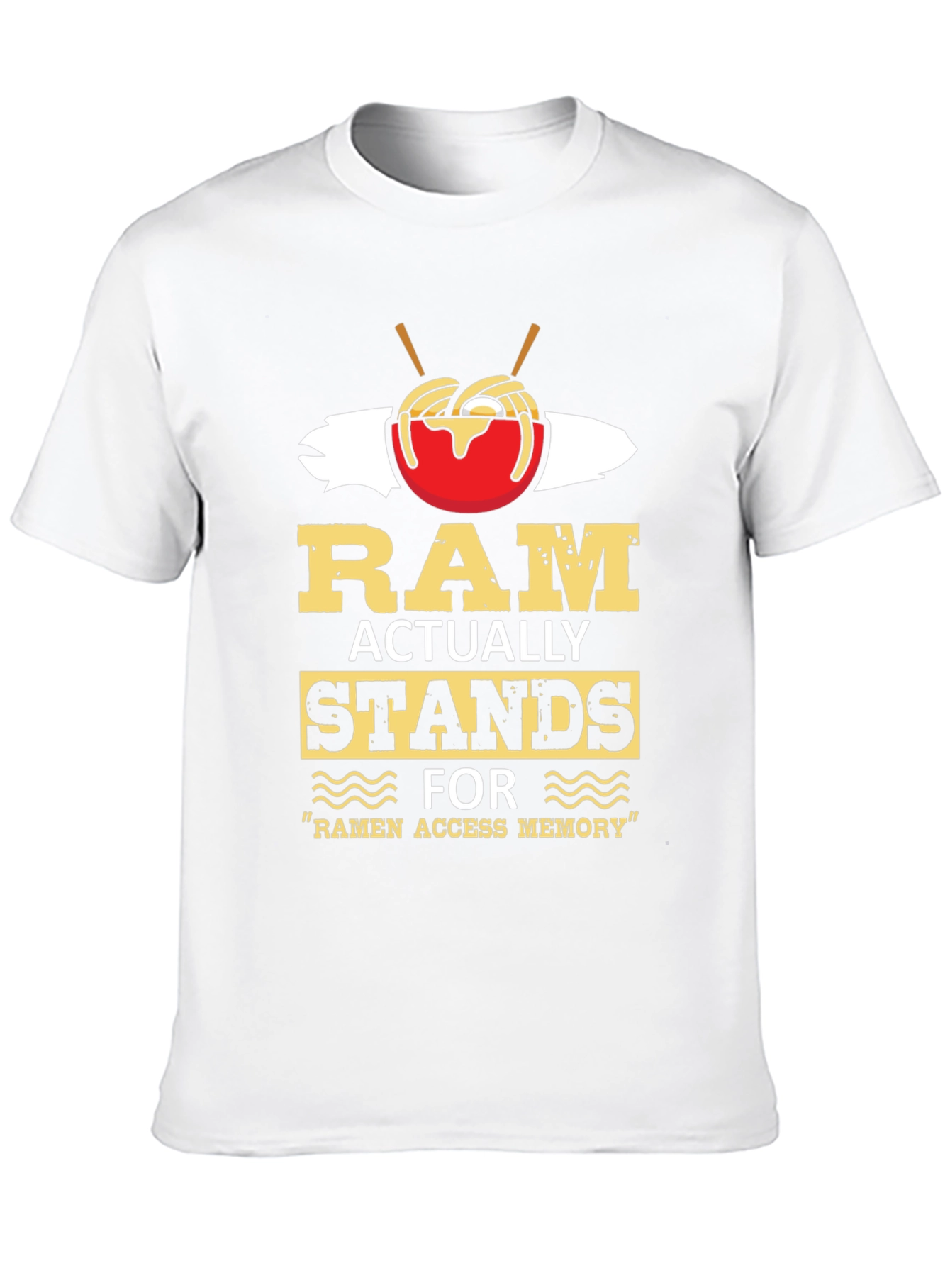Ramen Access Memory Black Graphic Tee