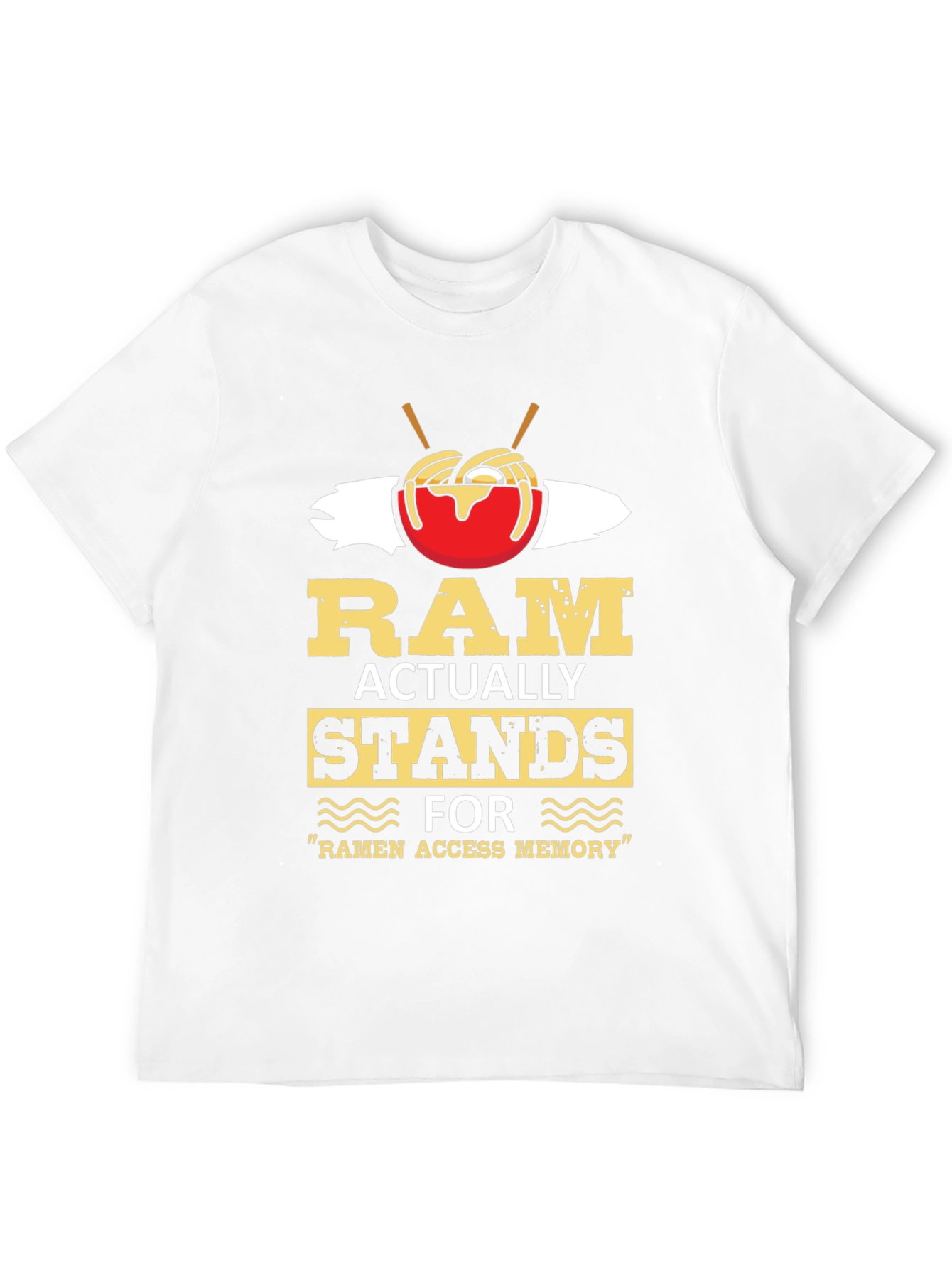 Ramen Access Memory Black Graphic Tee