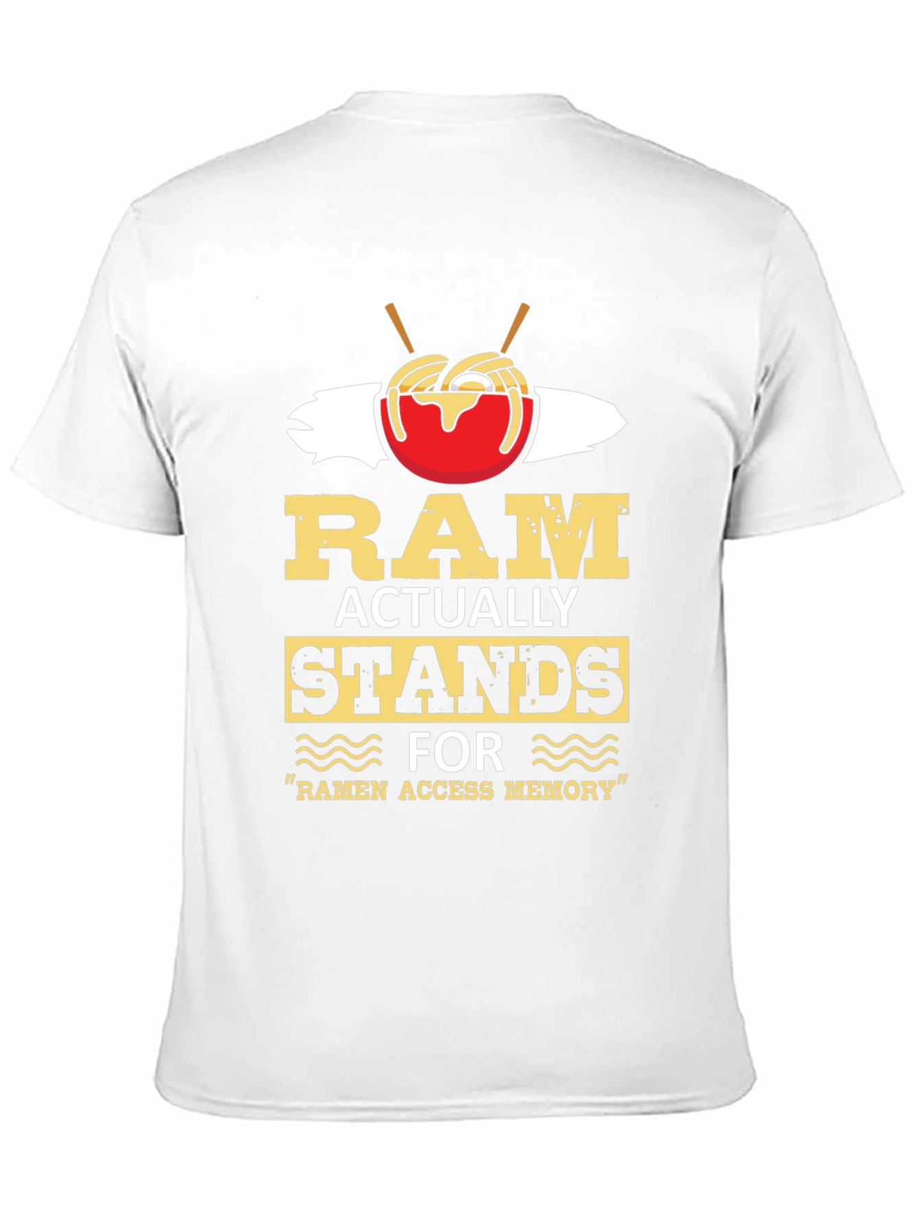 Ramen Access Memory Black Graphic Tee