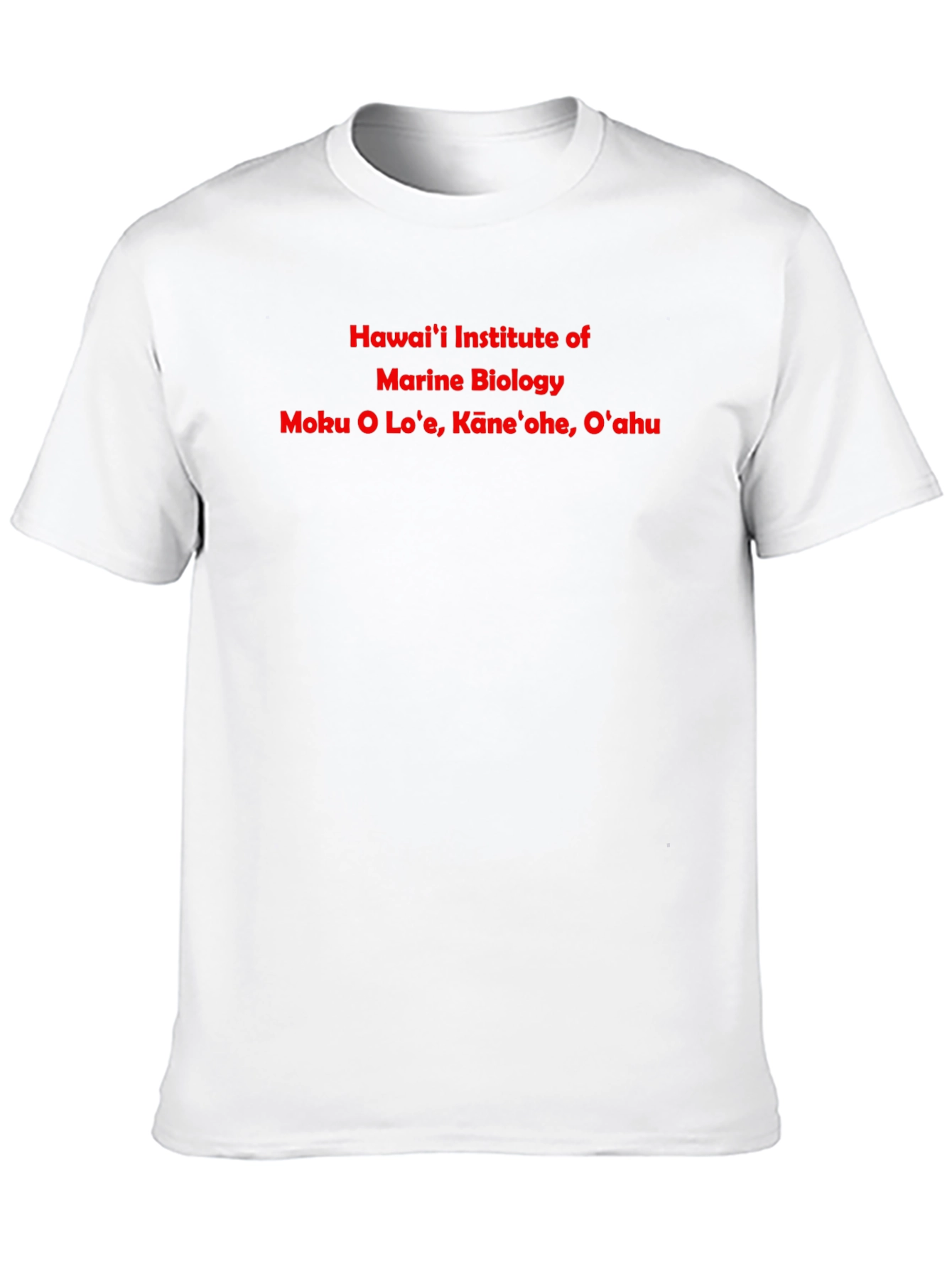 Hawaii Marine Biology Institute Black T-Shirt