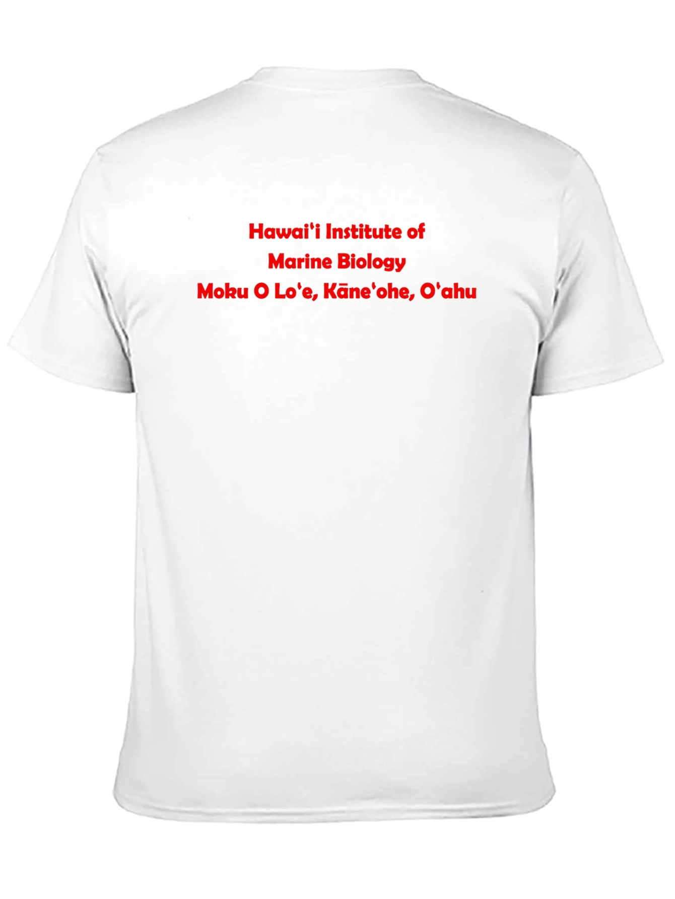 Hawaii Marine Biology Institute Black T-Shirt