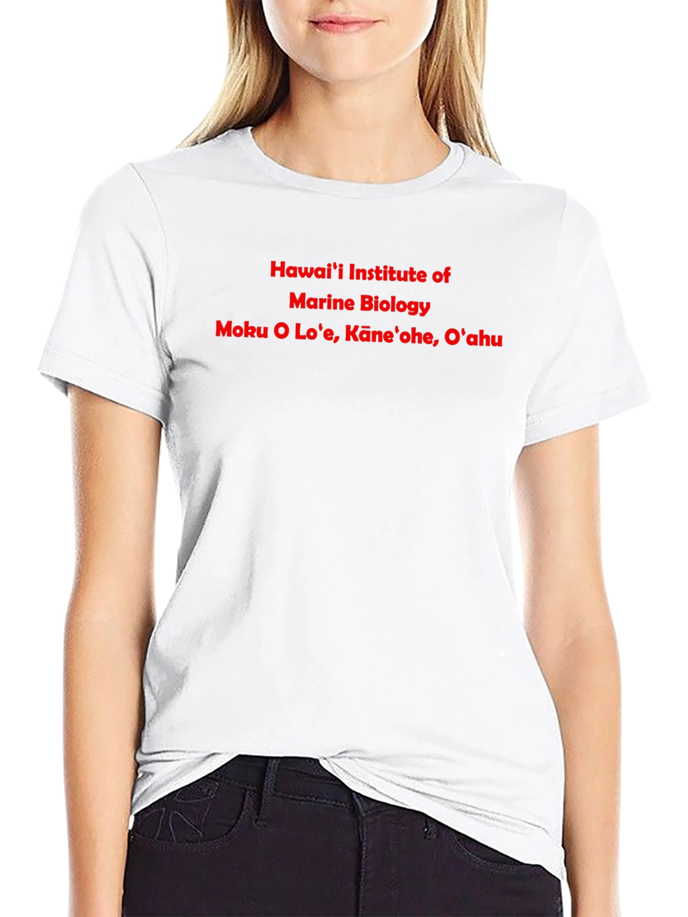Hawaii Marine Biology Institute Black T-Shirt