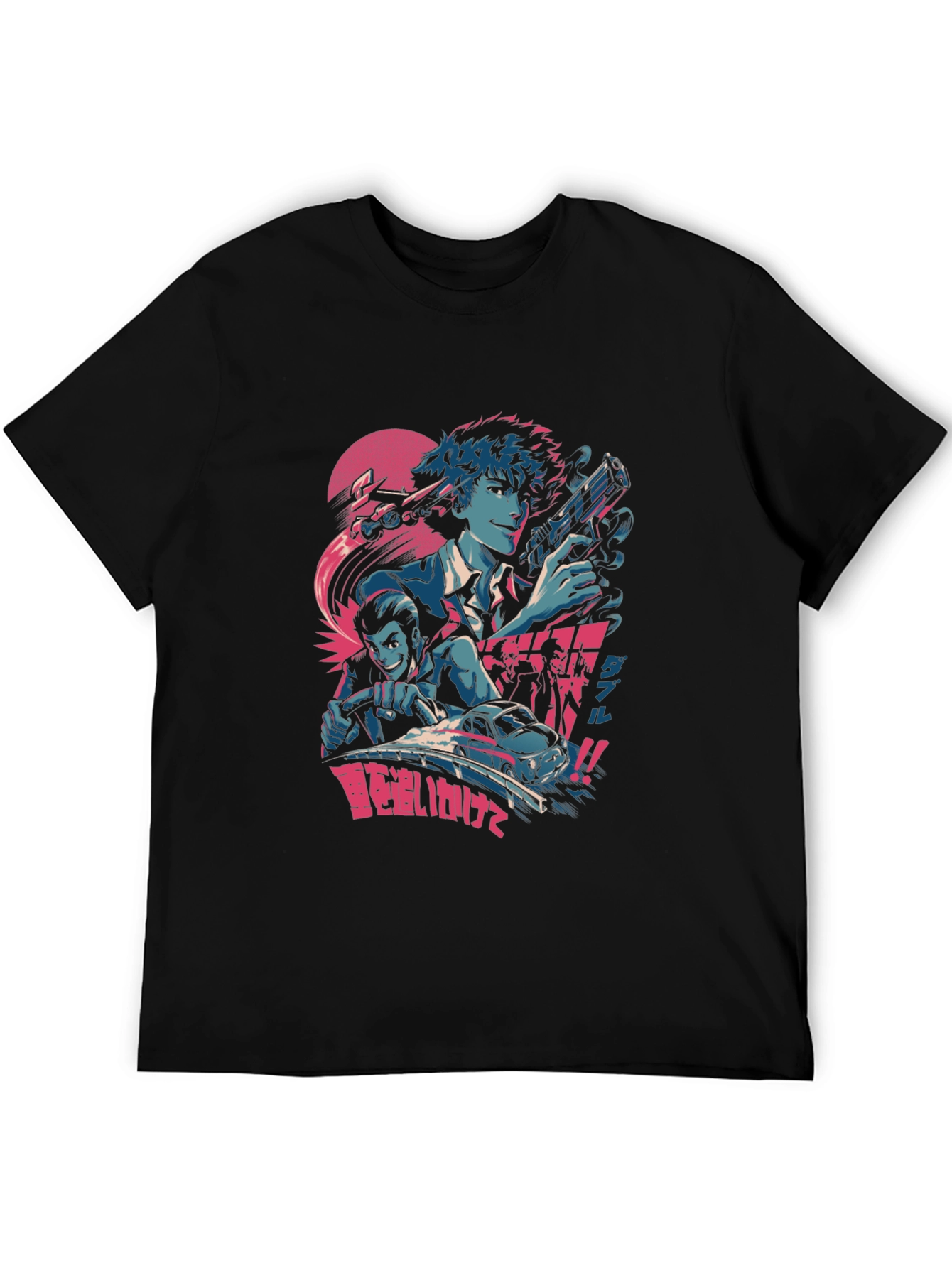 Anime Graphic T-Shirt - Retro Style