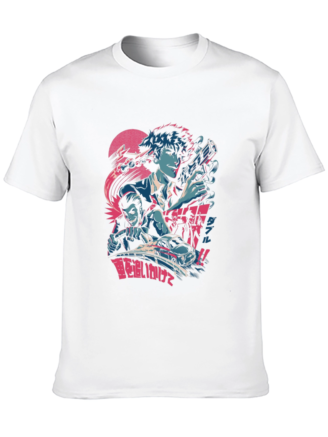 Anime Graphic T-Shirt - Retro Style