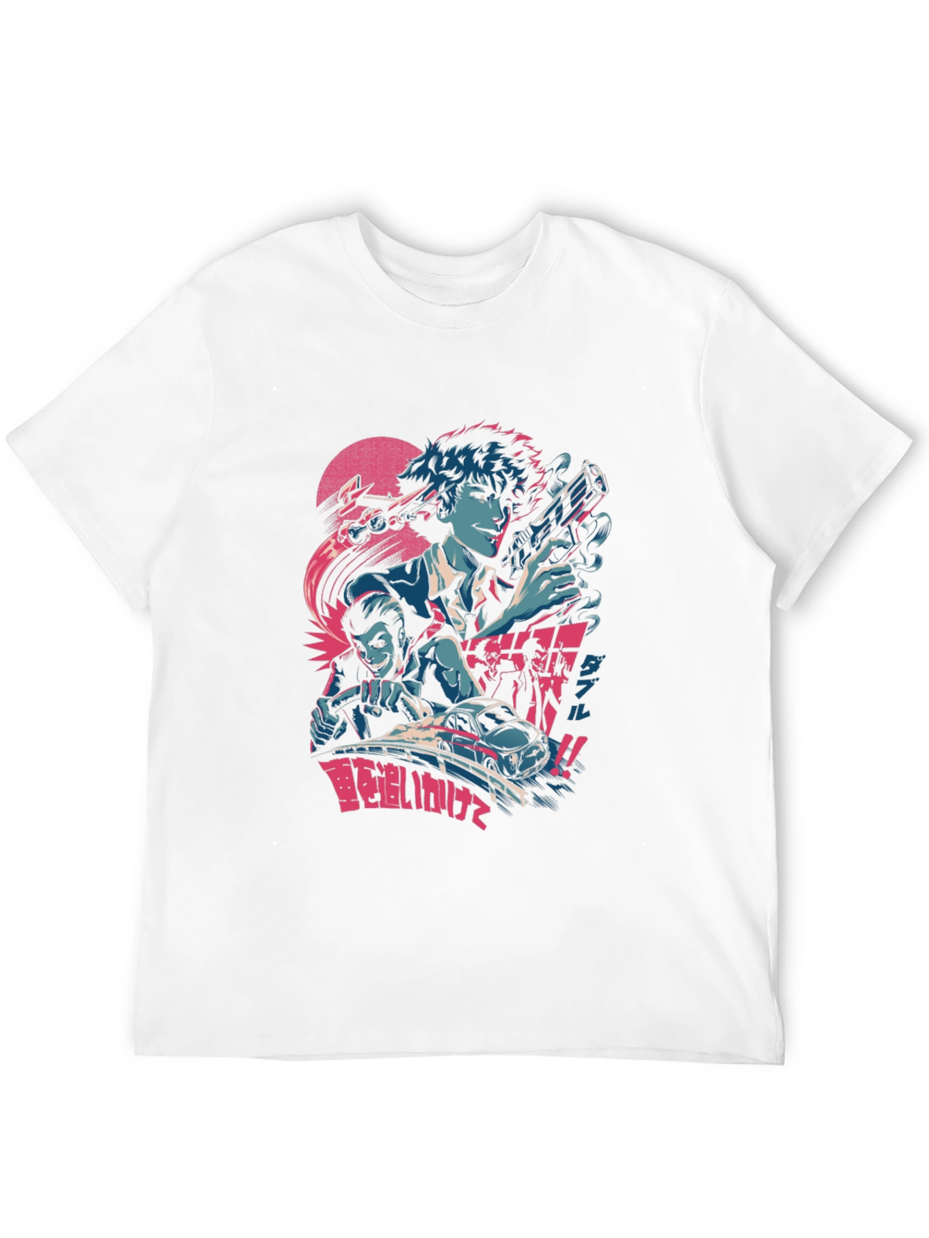 Anime Graphic T-Shirt - Retro Style