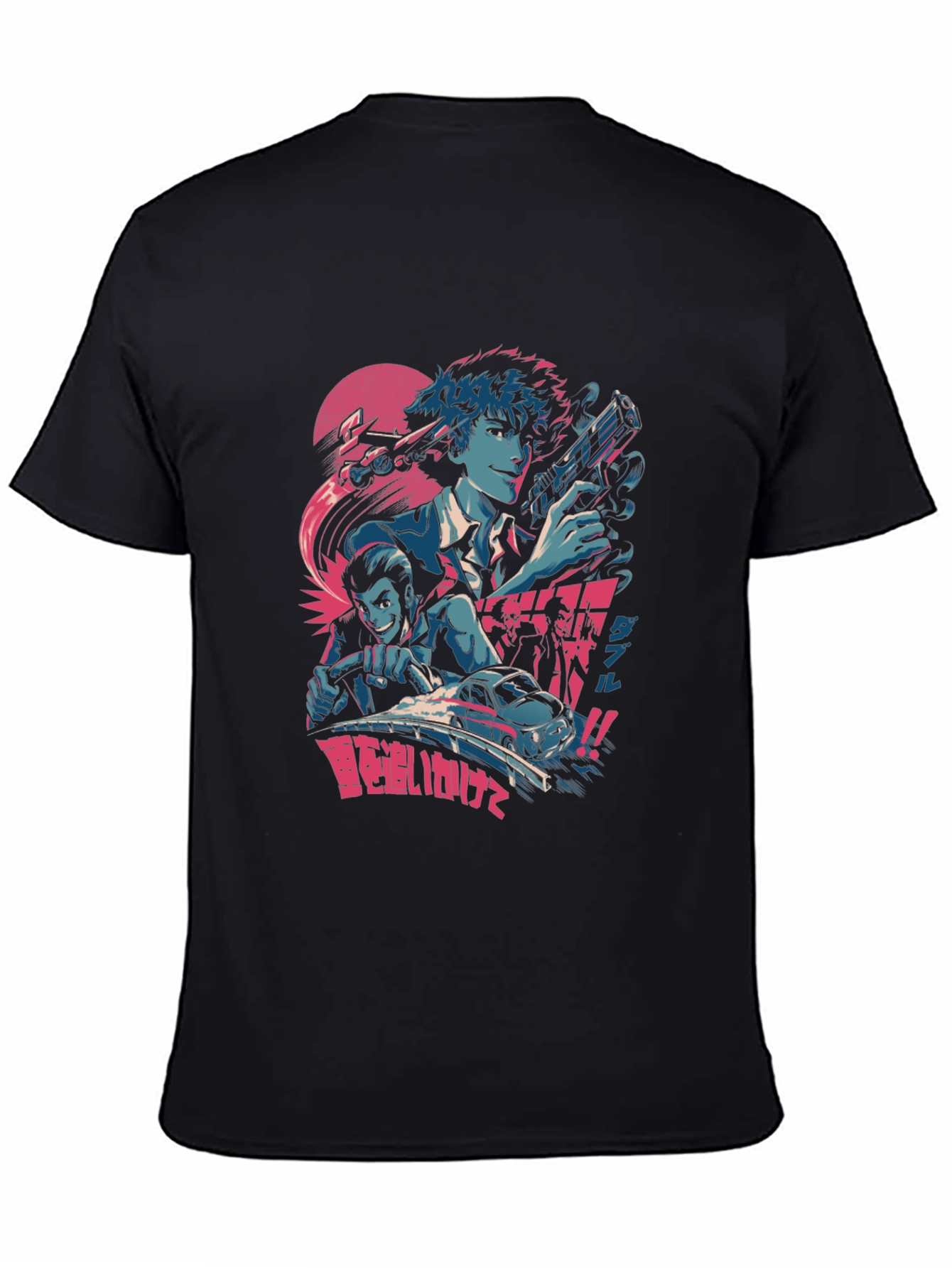 Anime Graphic T-Shirt - Retro Style