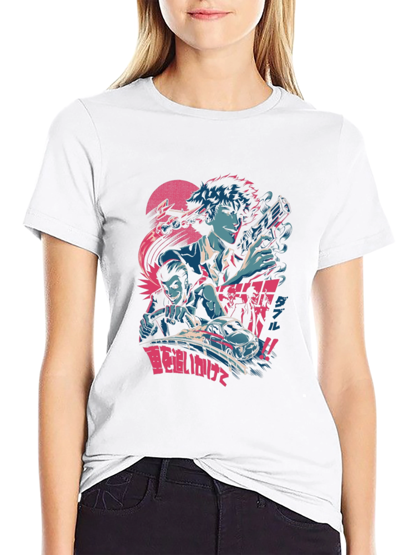 Anime Graphic T-Shirt - Retro Style