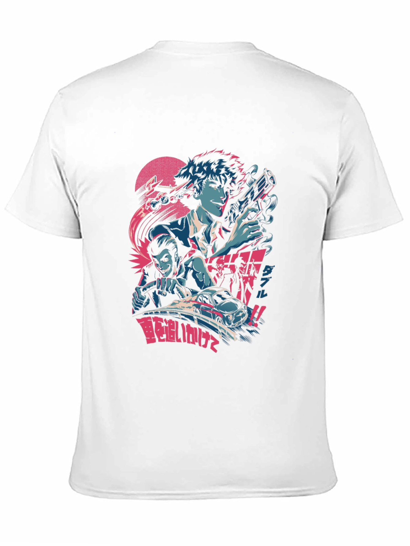 Anime Graphic T-Shirt - Retro Style