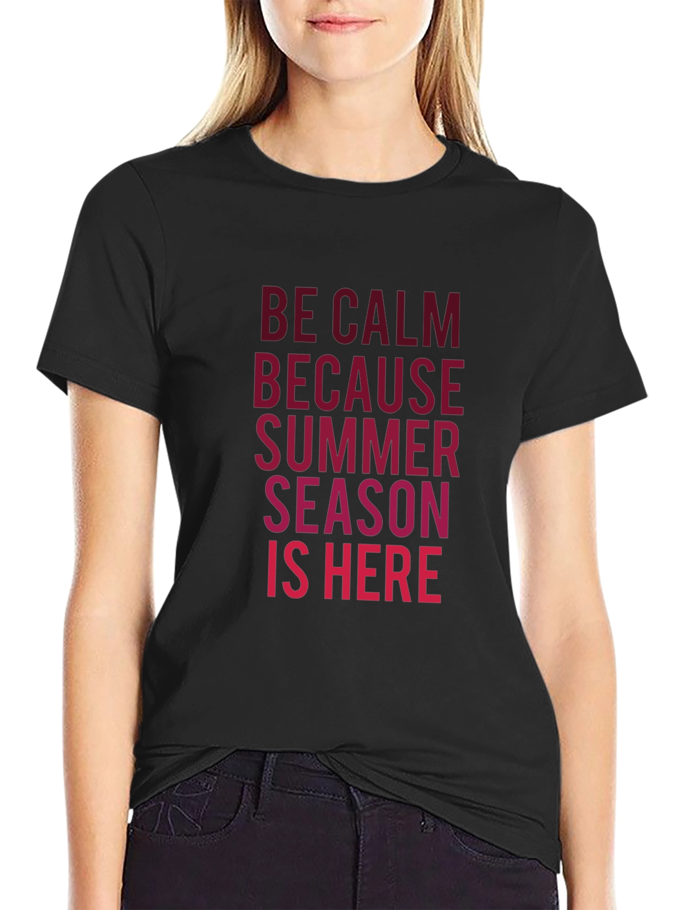 Be Calm Summer Season T-Shirt