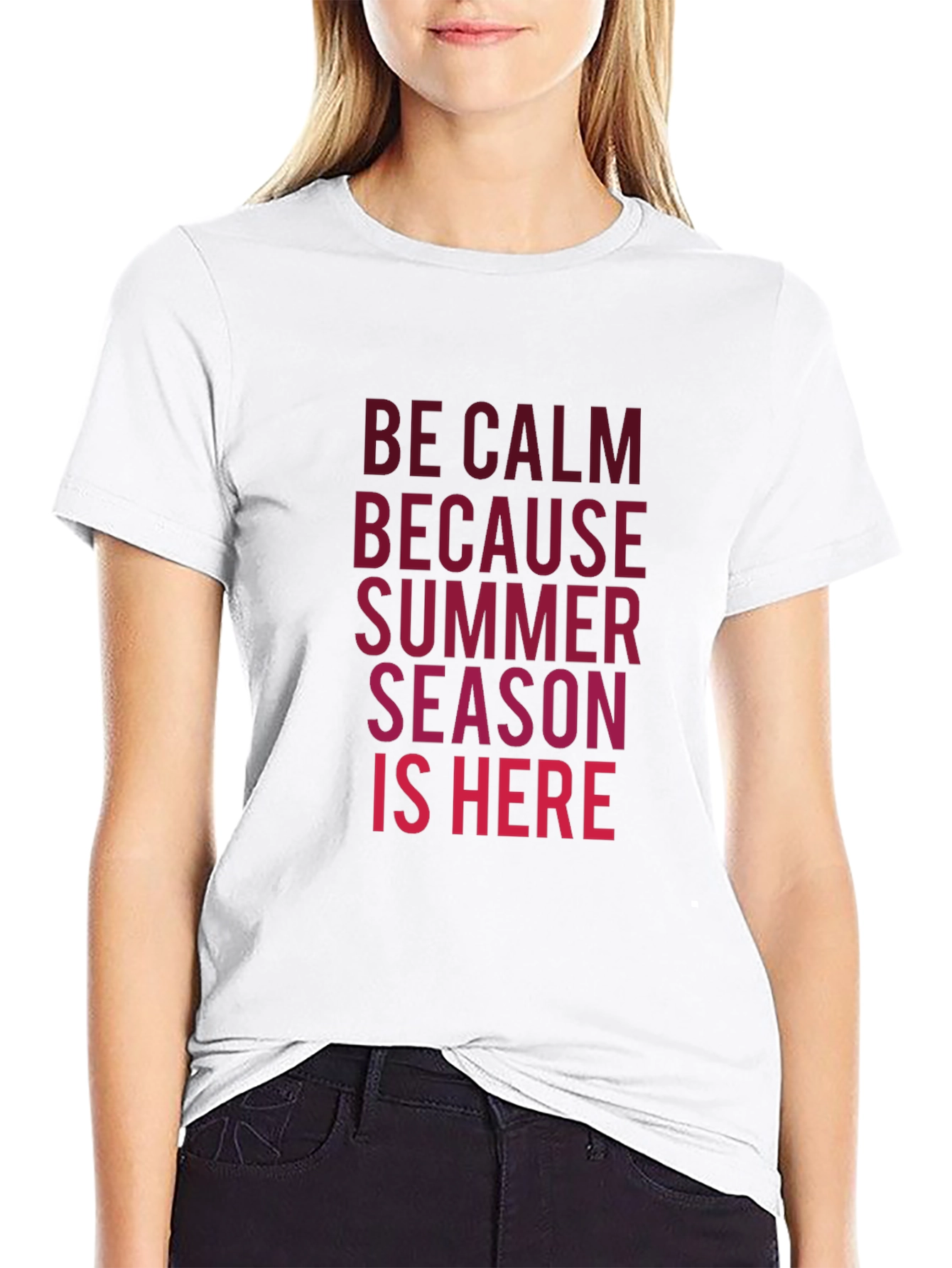 Be Calm Summer Season T-Shirt