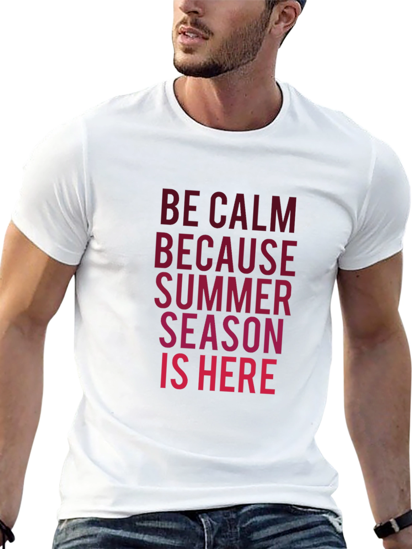 Be Calm Summer Season T-Shirt