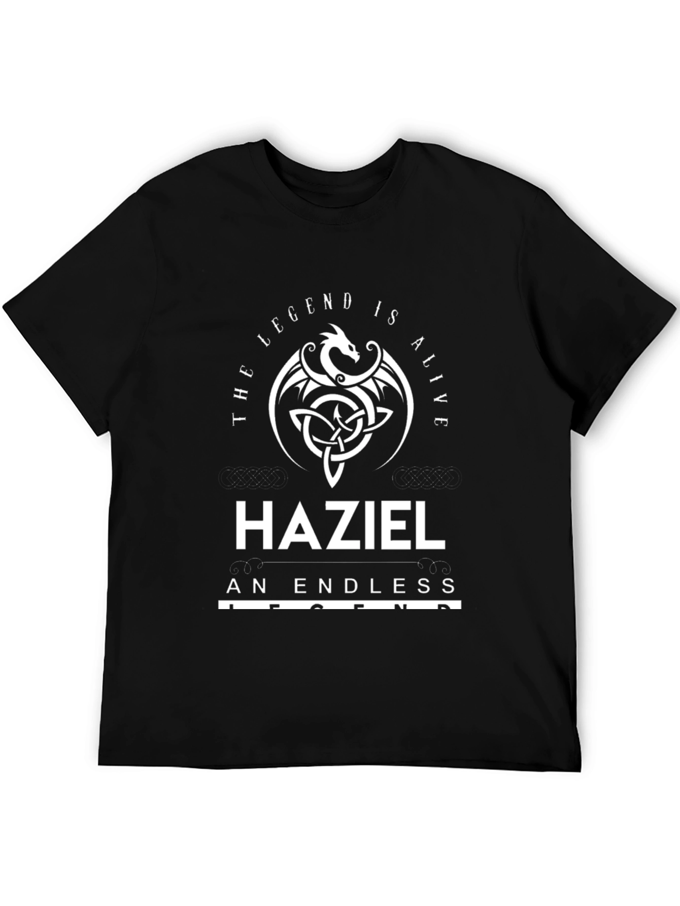 Haziel The Legend T-Shirt - Dragon Celtic Knot Design
