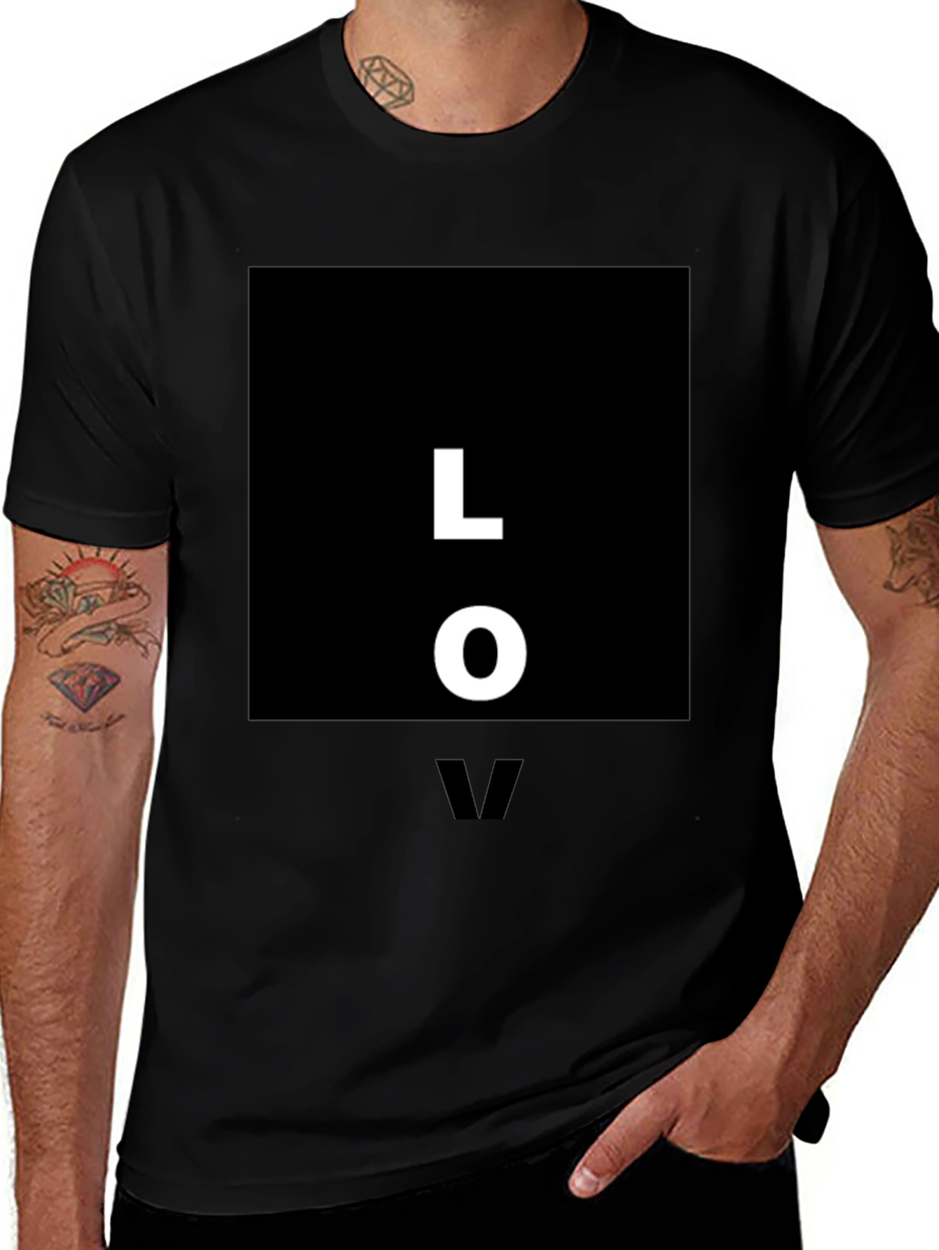 Modern LOV Black T-Shirt