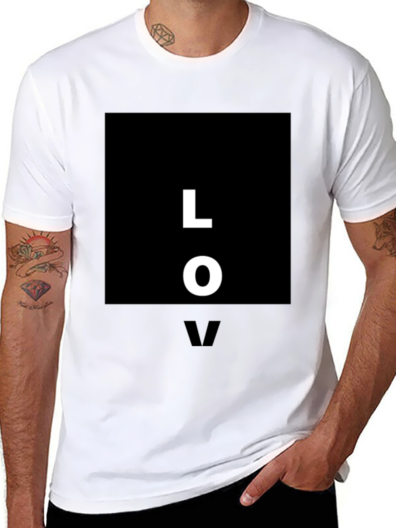 Modern LOV Black T-Shirt