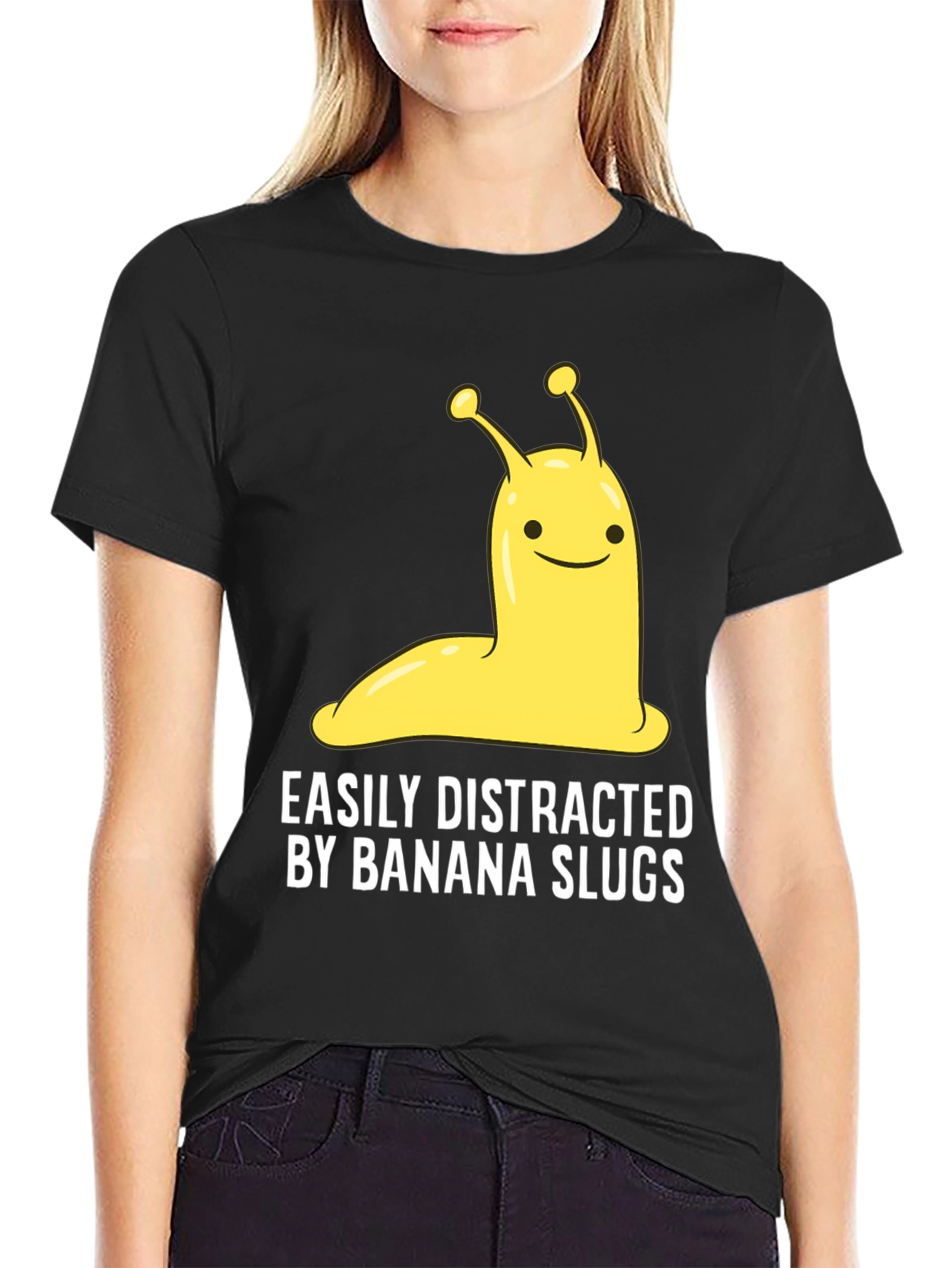 Banana Slug Tee - Easily Distracted Funny T-Shirt