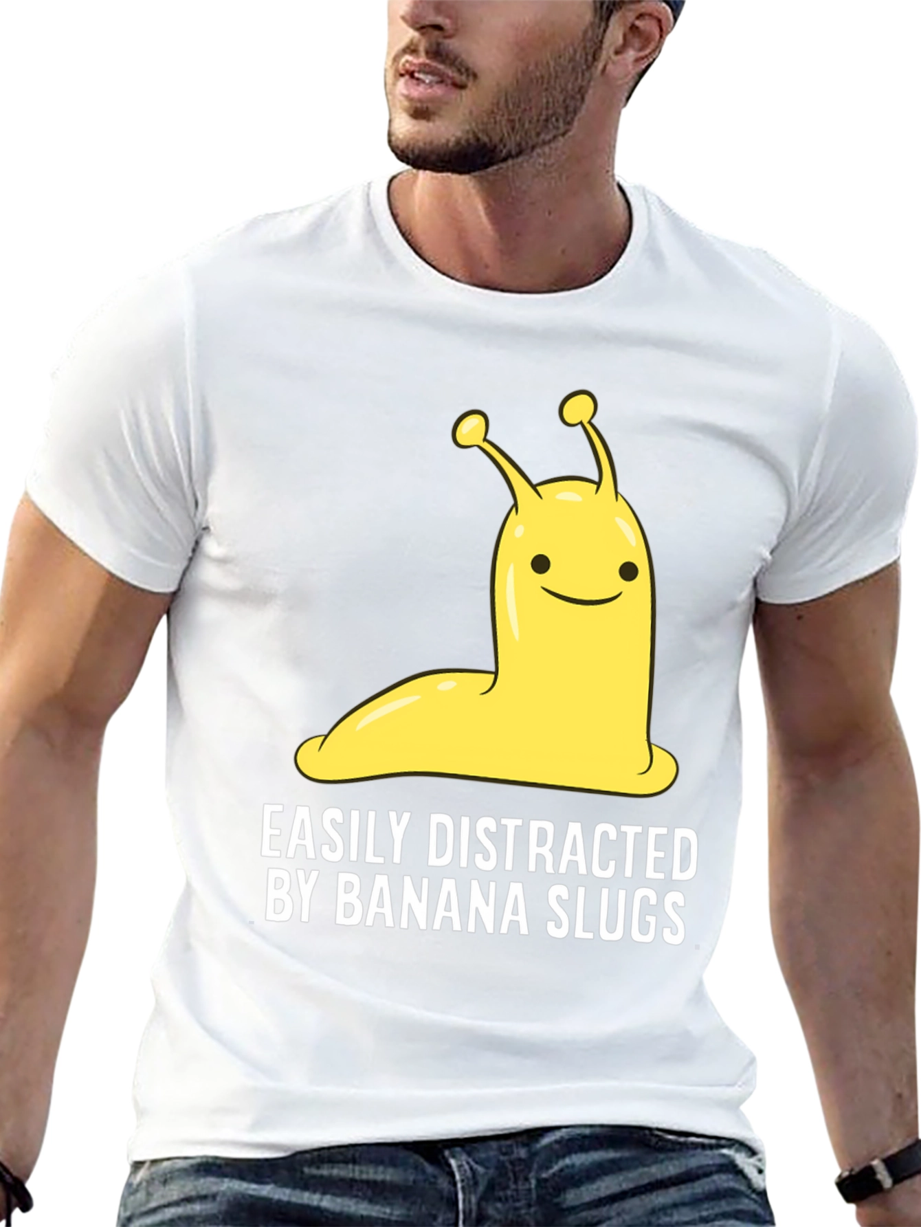 Banana Slug Tee - Easily Distracted Funny T-Shirt