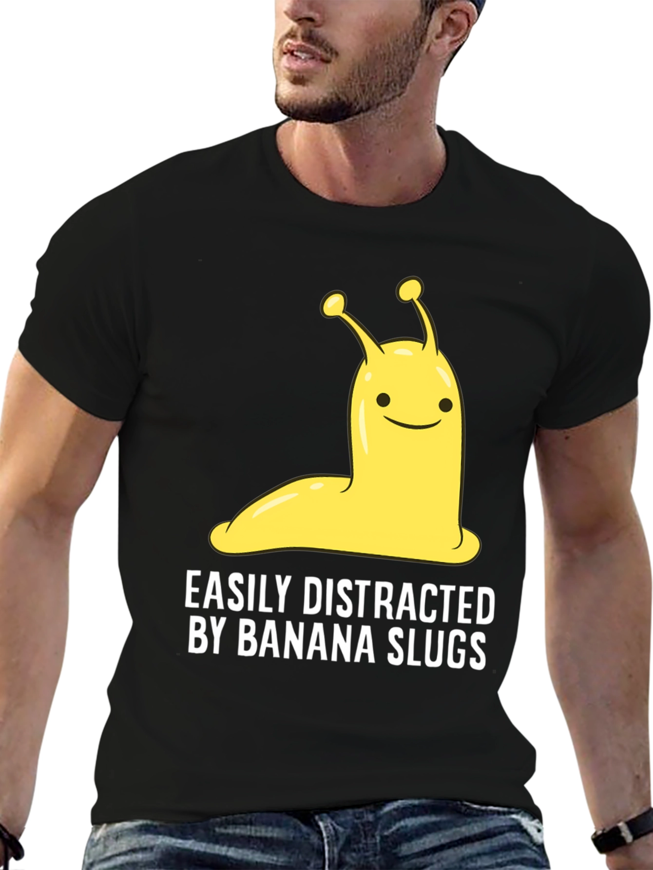 Banana Slug Tee - Easily Distracted Funny T-Shirt