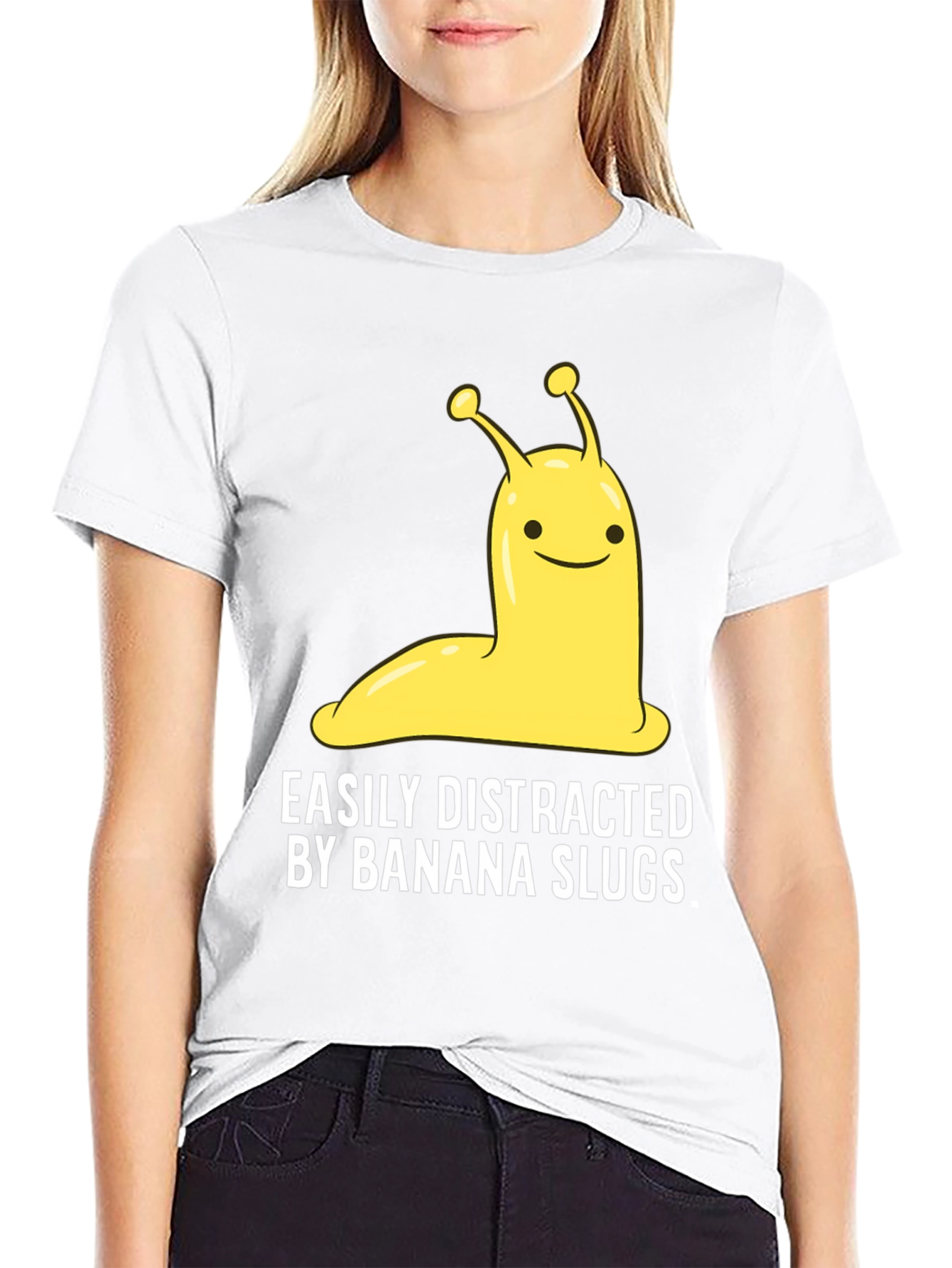 Banana Slug Tee - Easily Distracted Funny T-Shirt