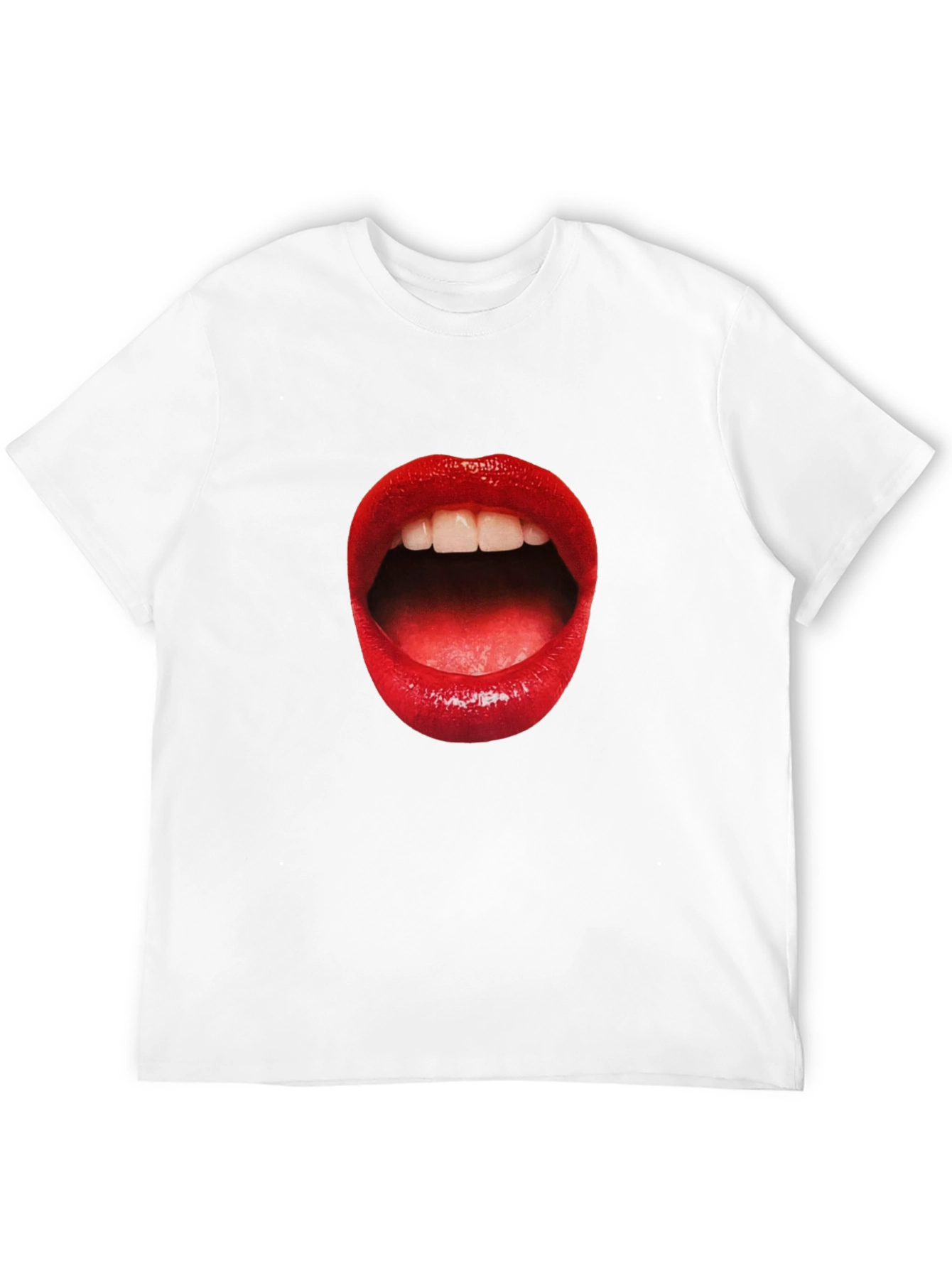 Open Mouth Graphic Tee - Bold Statement Shirt