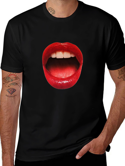 Open Mouth Graphic Tee - Bold Statement Shirt