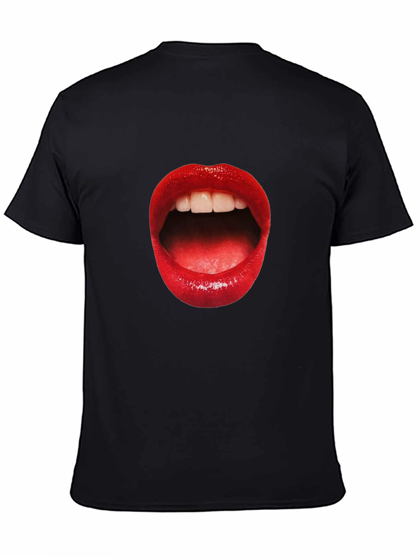 Open Mouth Graphic Tee - Bold Statement Shirt