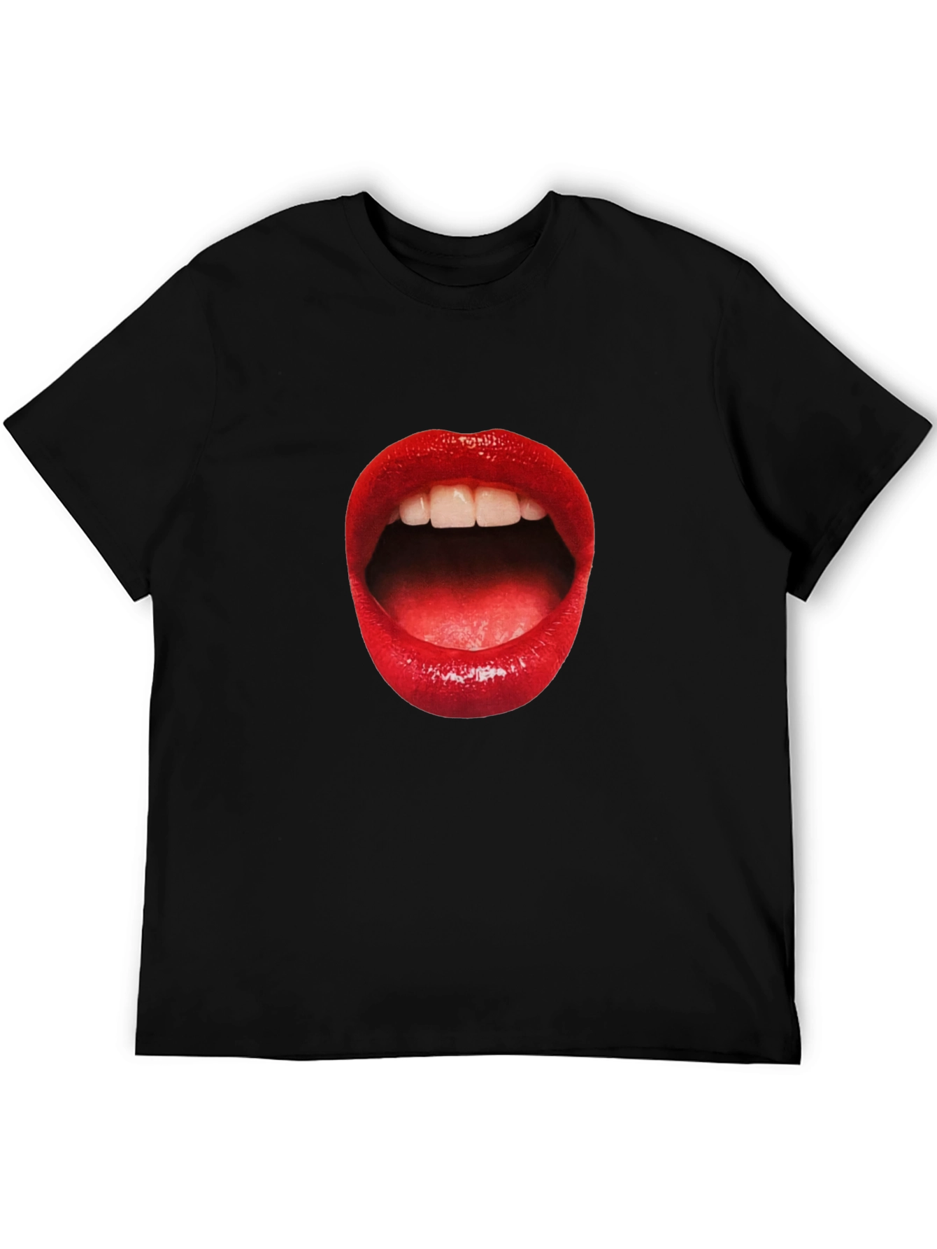 Open Mouth Graphic Tee - Bold Statement Shirt