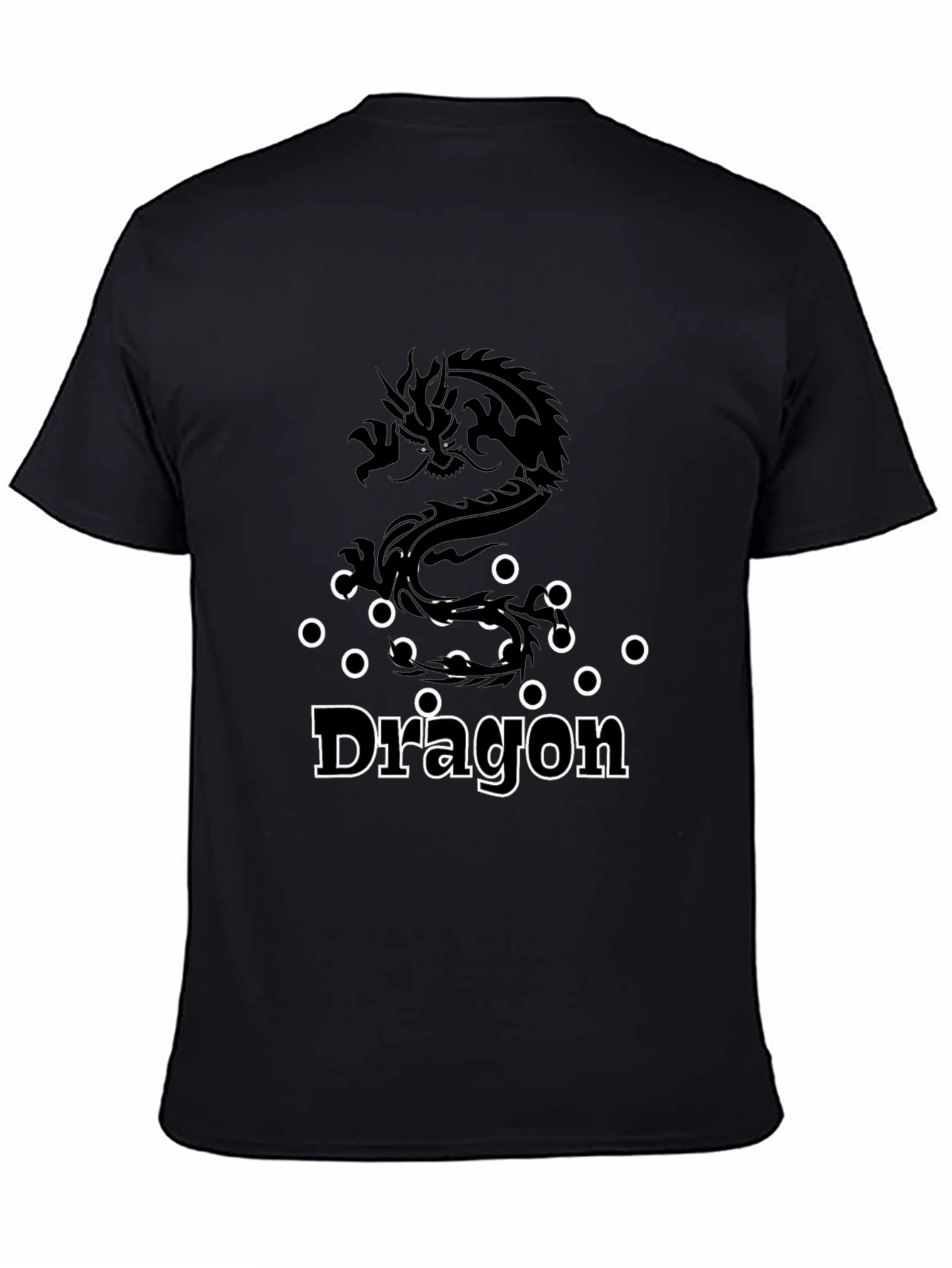 Dragon Graphic Tee - Black