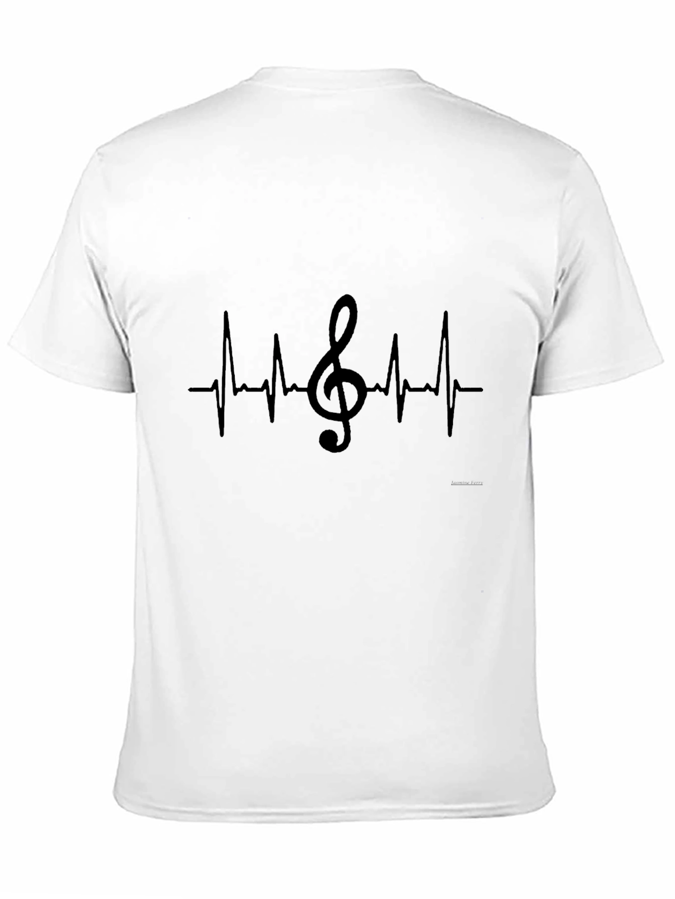 Music Heartbeat T-Shirt - Black Graphic Tee