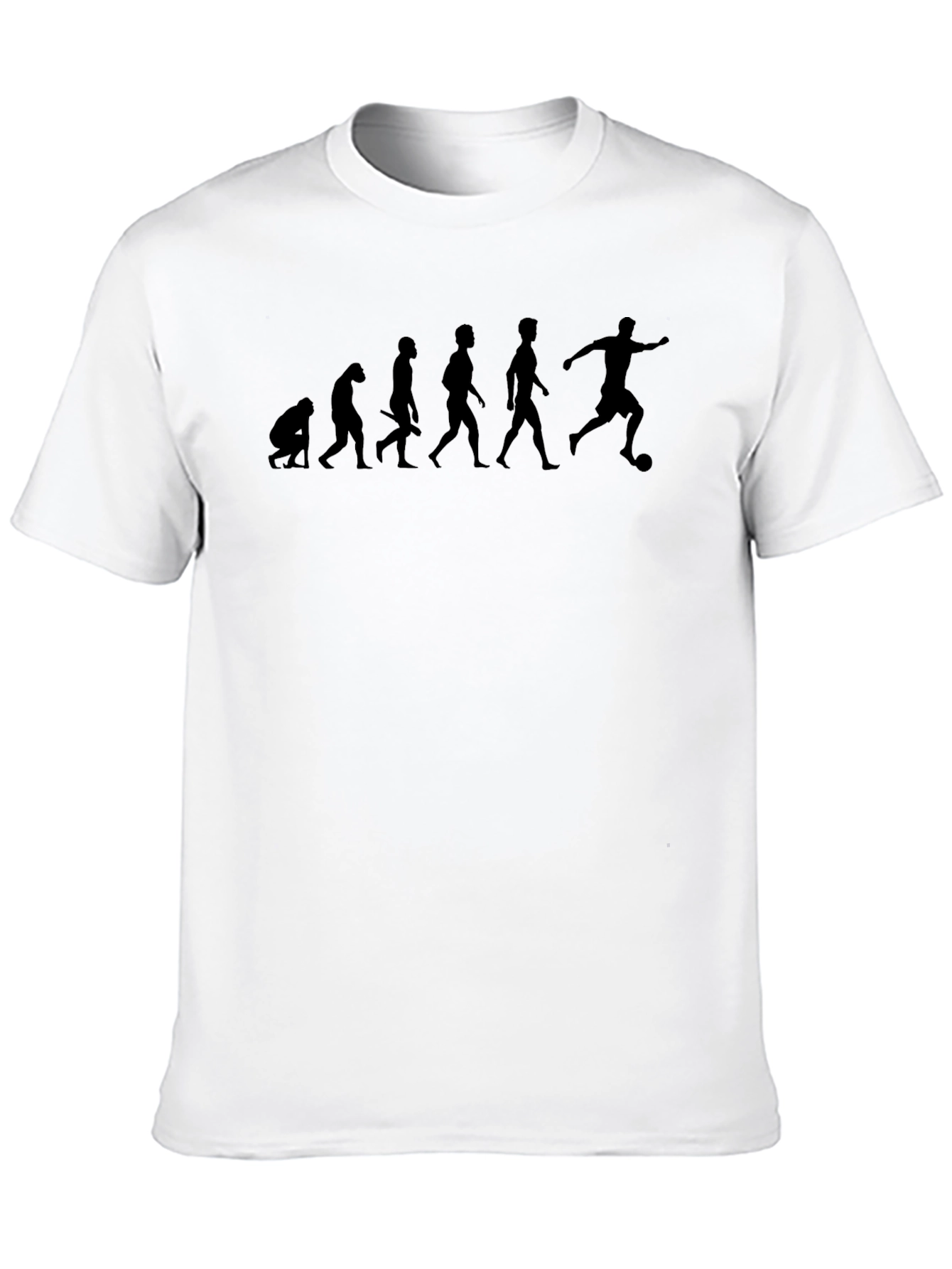Evolution of Soccer Black T-Shirt