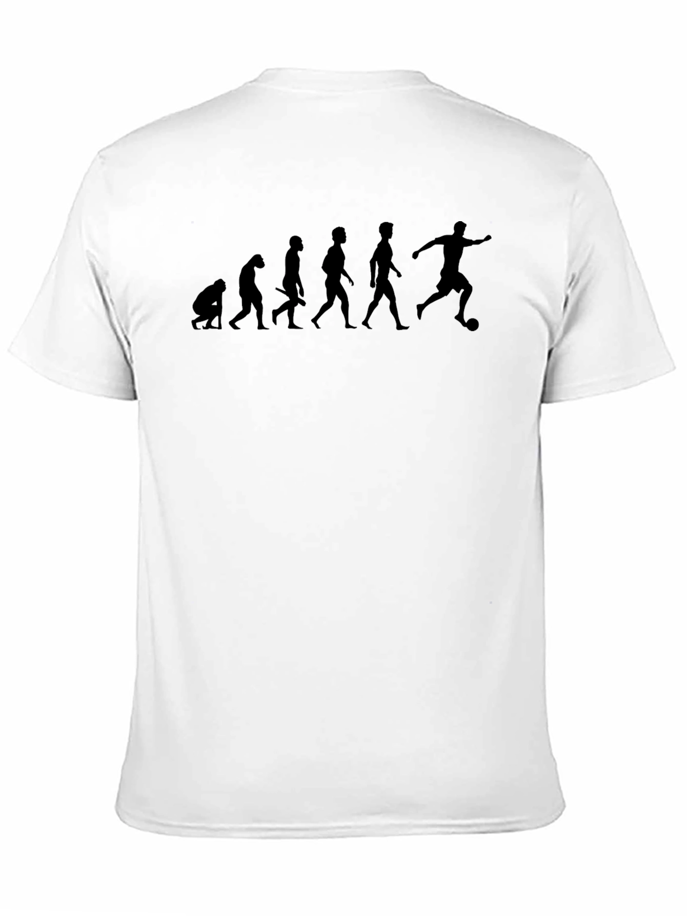 Evolution of Soccer Black T-Shirt