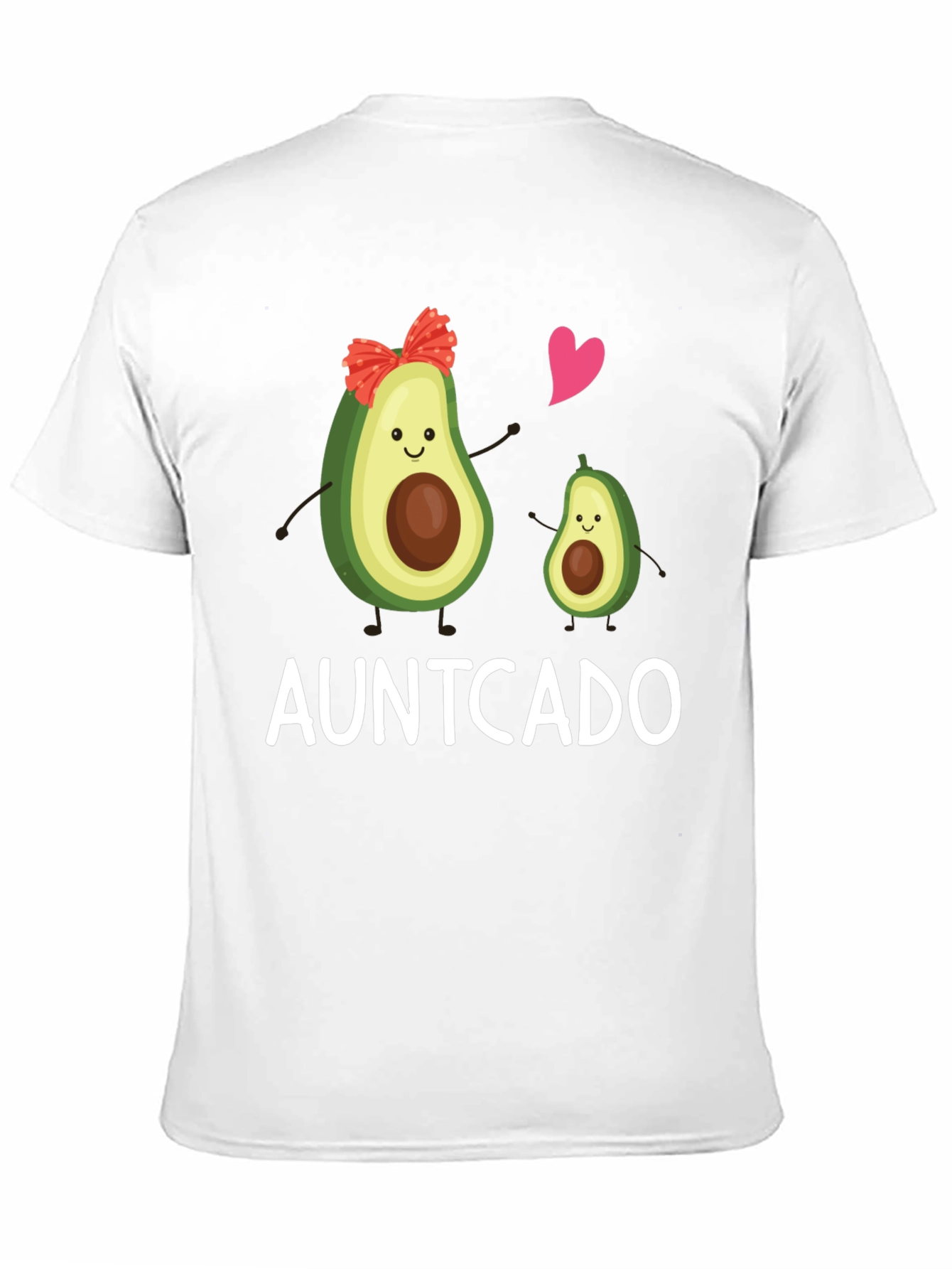 Auntcado Avocado Graphic T-Shirt - Aunt Avocado Gift