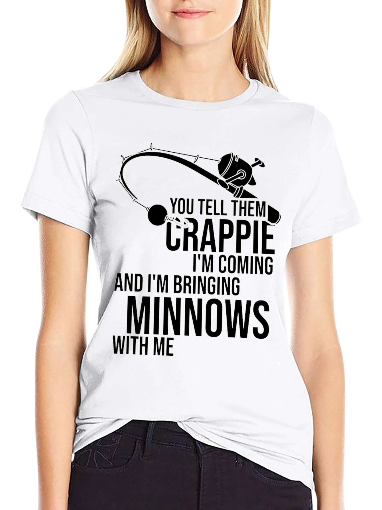 Crappie Fishing T-Shirt - Minnows