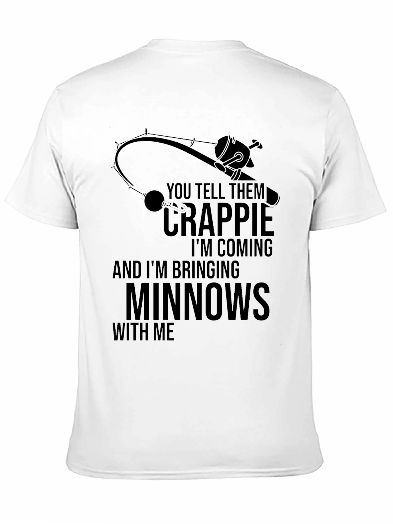 Crappie Fishing T-Shirt - Minnows