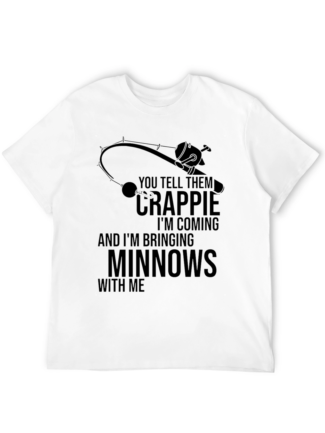 Crappie Fishing T-Shirt - Minnows
