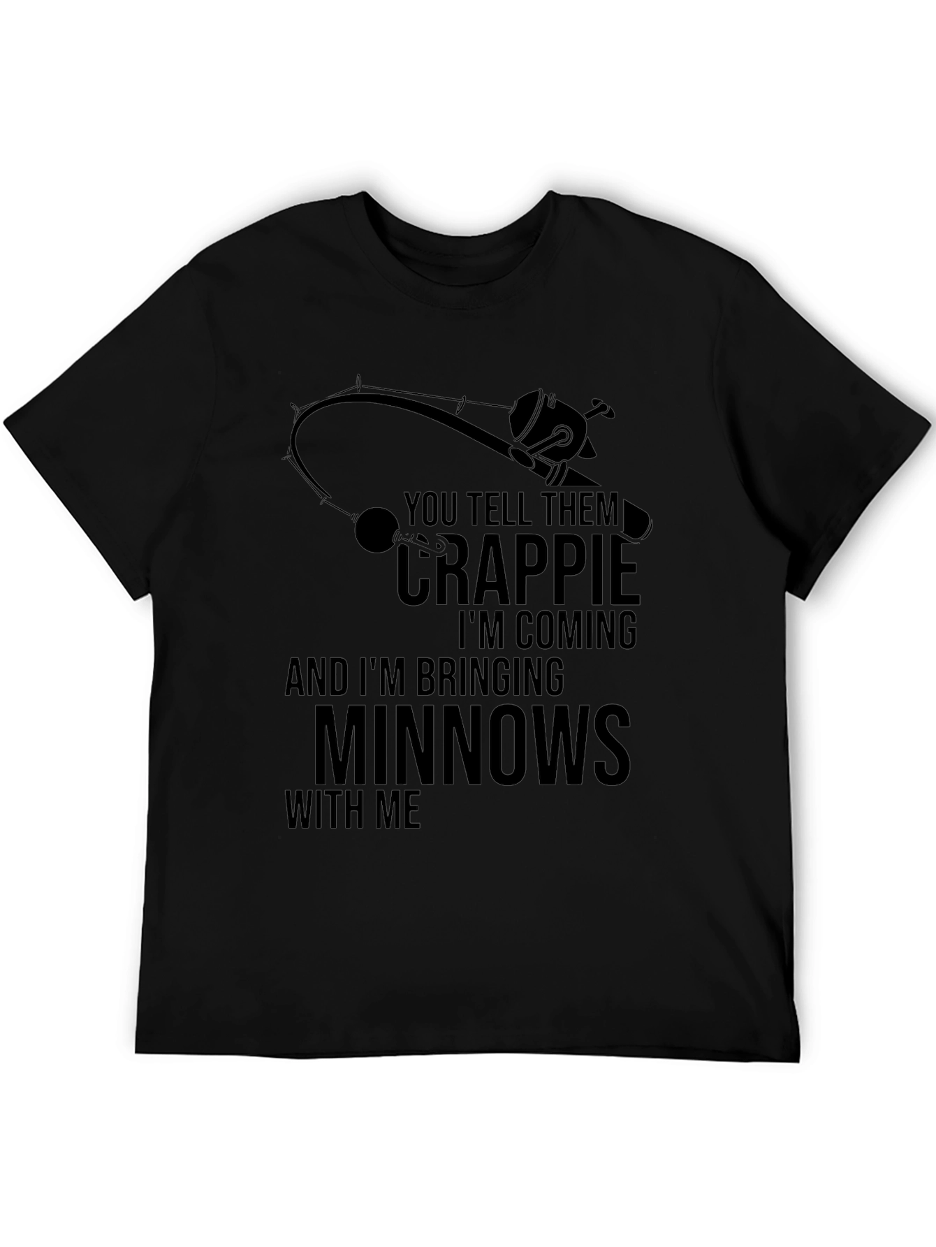 Crappie Fishing T-Shirt - Minnows