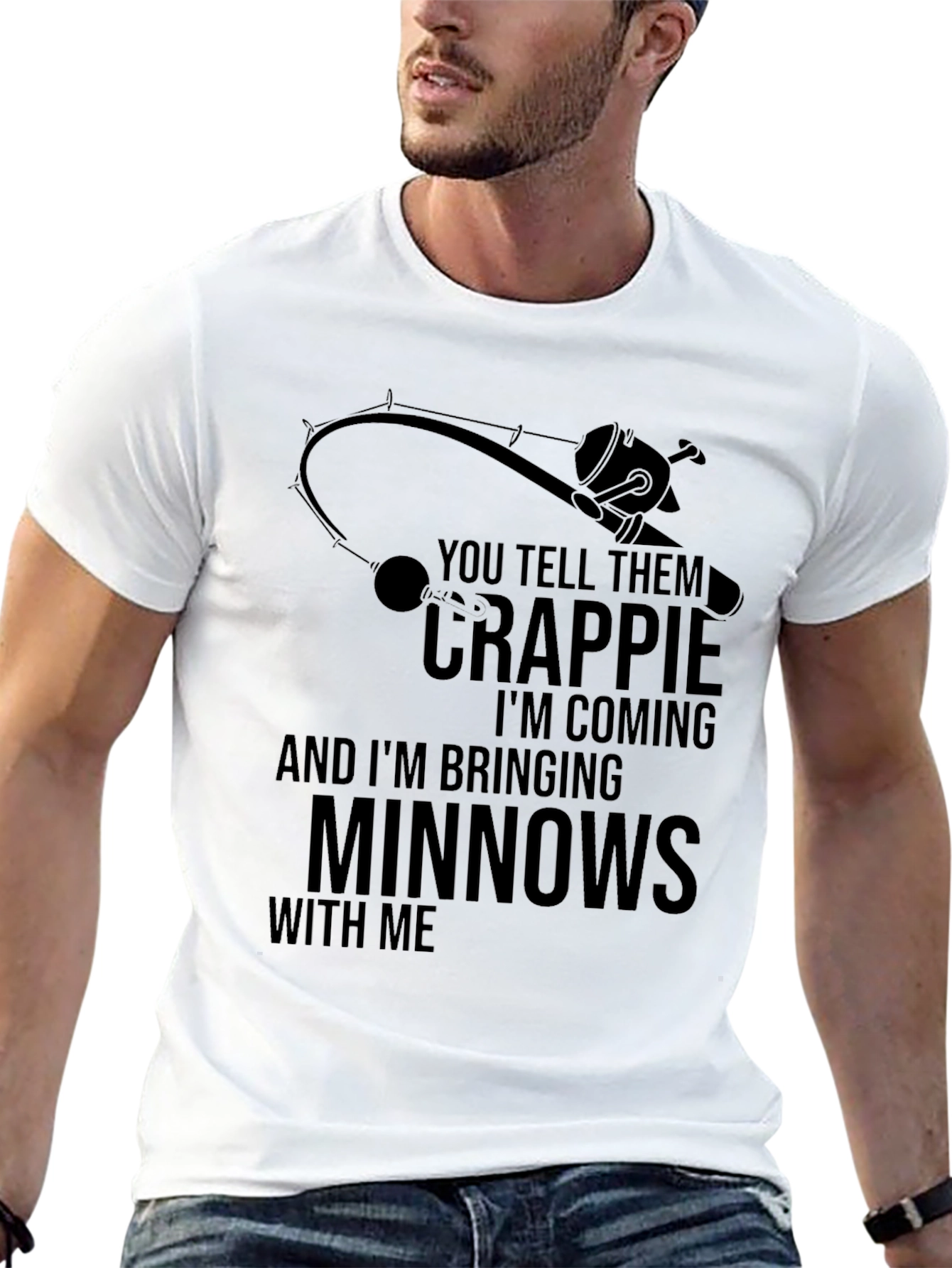 Crappie Fishing T-Shirt - Minnows