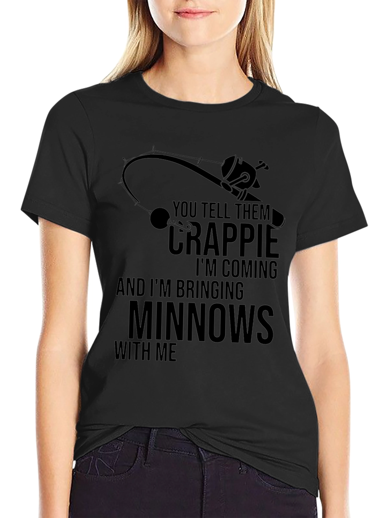 Crappie Fishing T-Shirt - Minnows