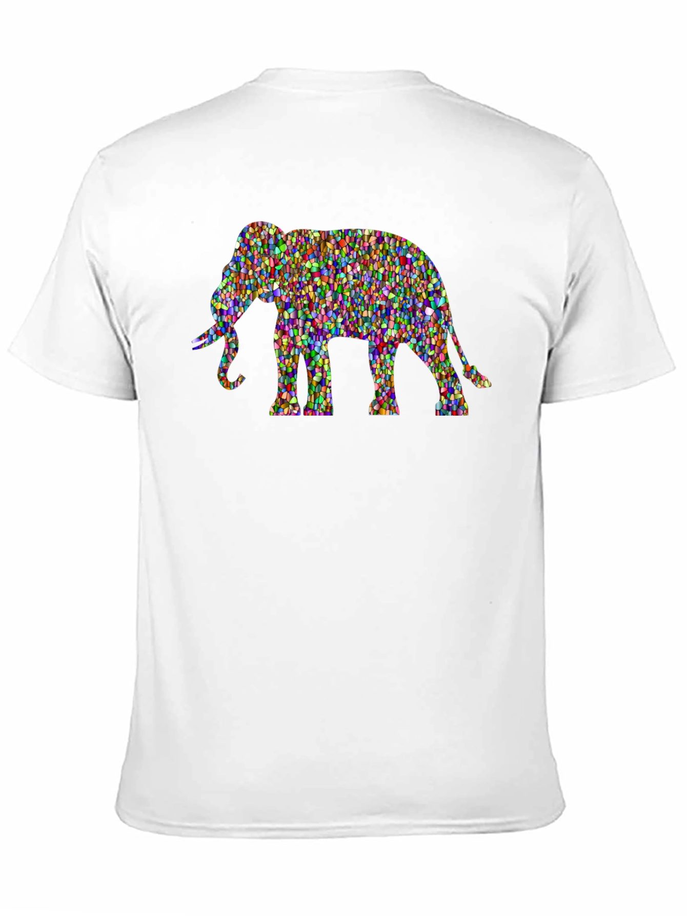 Mosaic Elephant Graphic Tee - Unisex