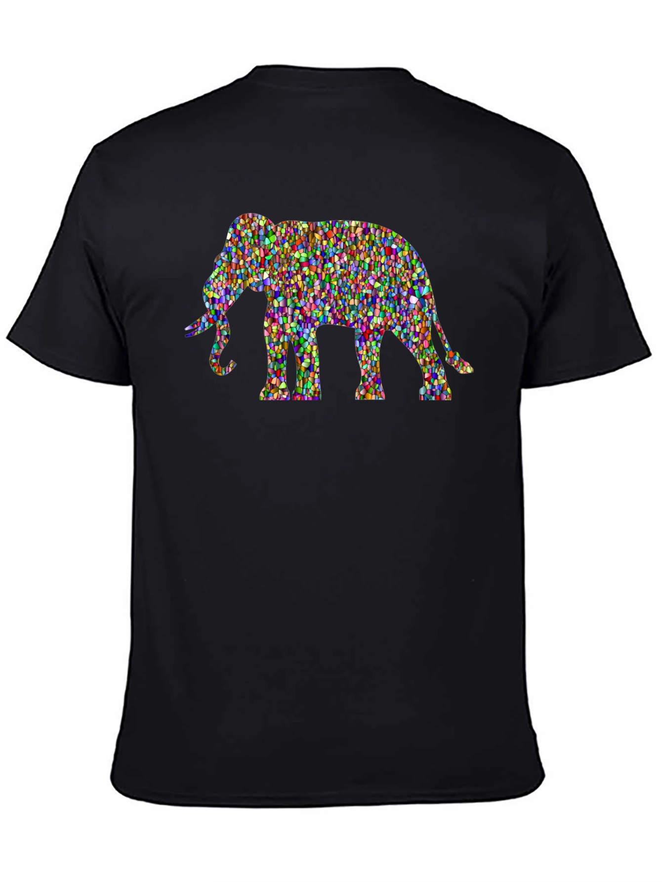 Mosaic Elephant Graphic Tee - Unisex