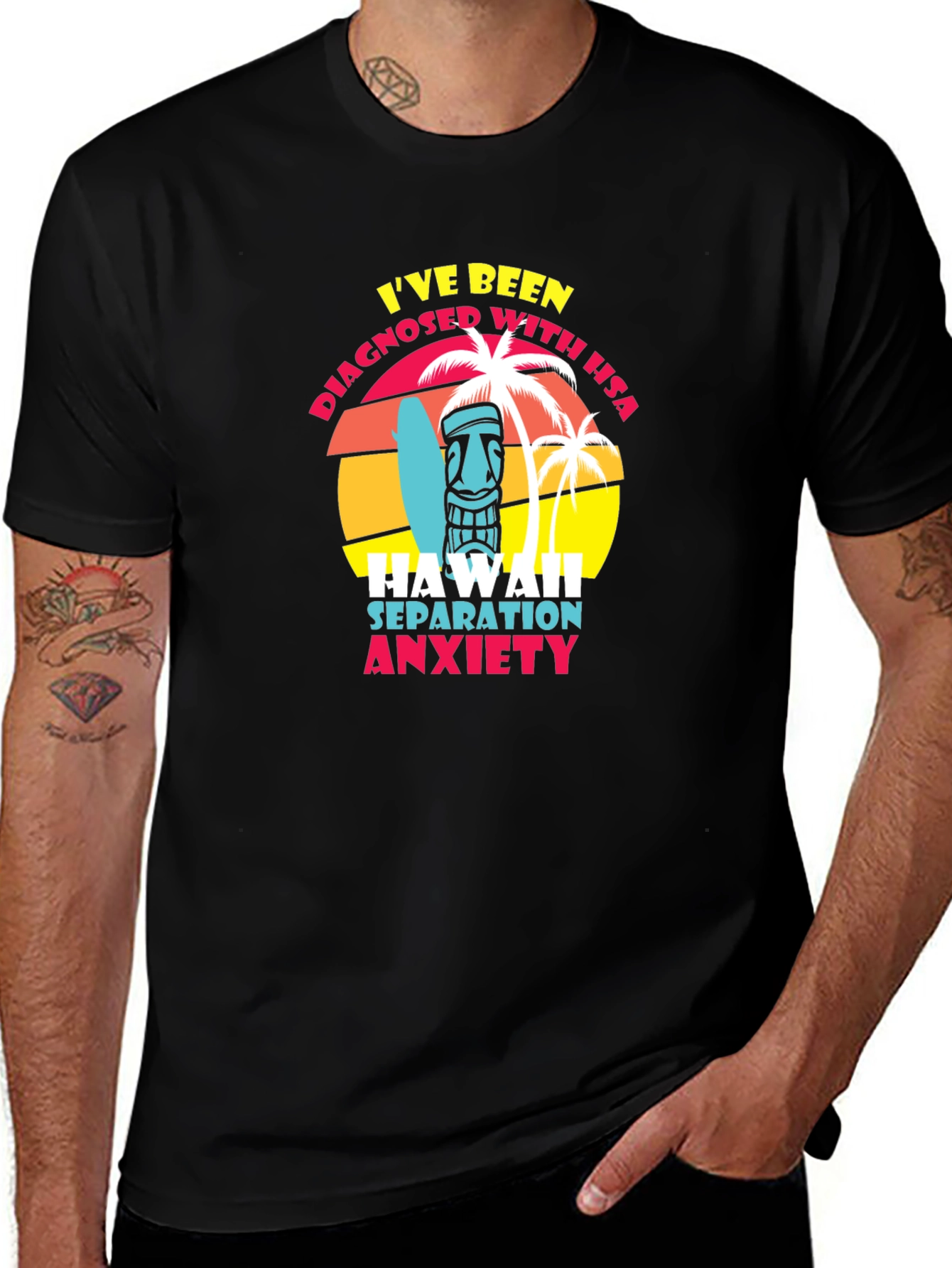 Hawaii Separation Anxiety Graphic T-Shirt