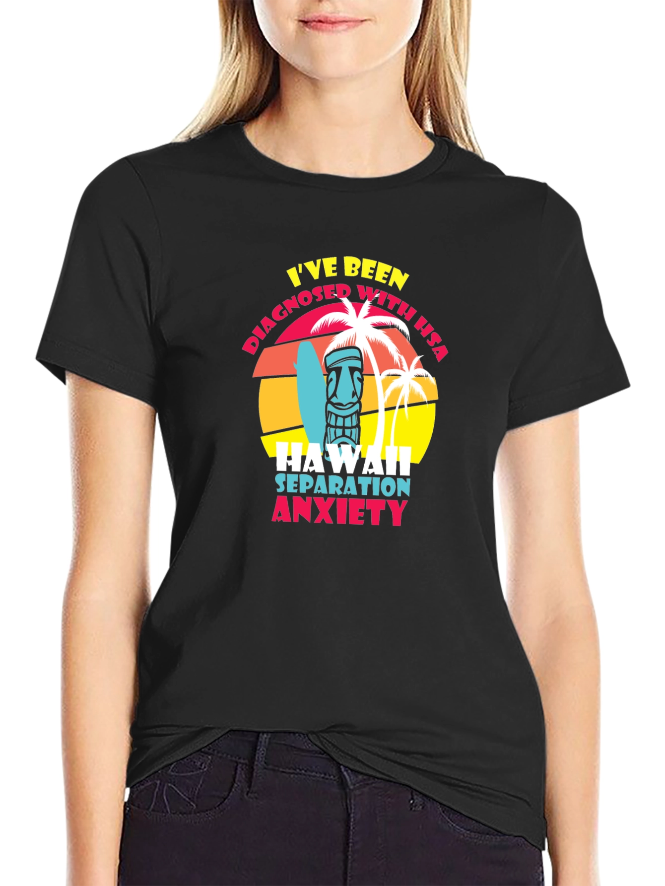 Hawaii Separation Anxiety Graphic T-Shirt