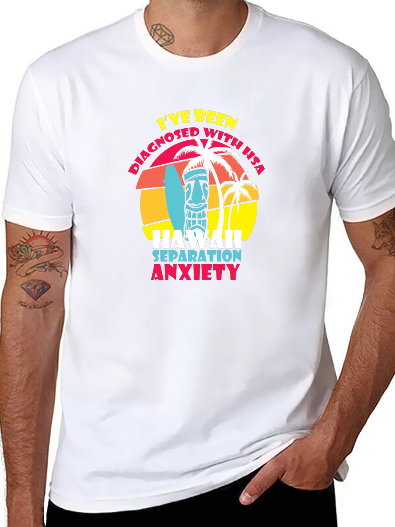 Hawaii Separation Anxiety Graphic T-Shirt