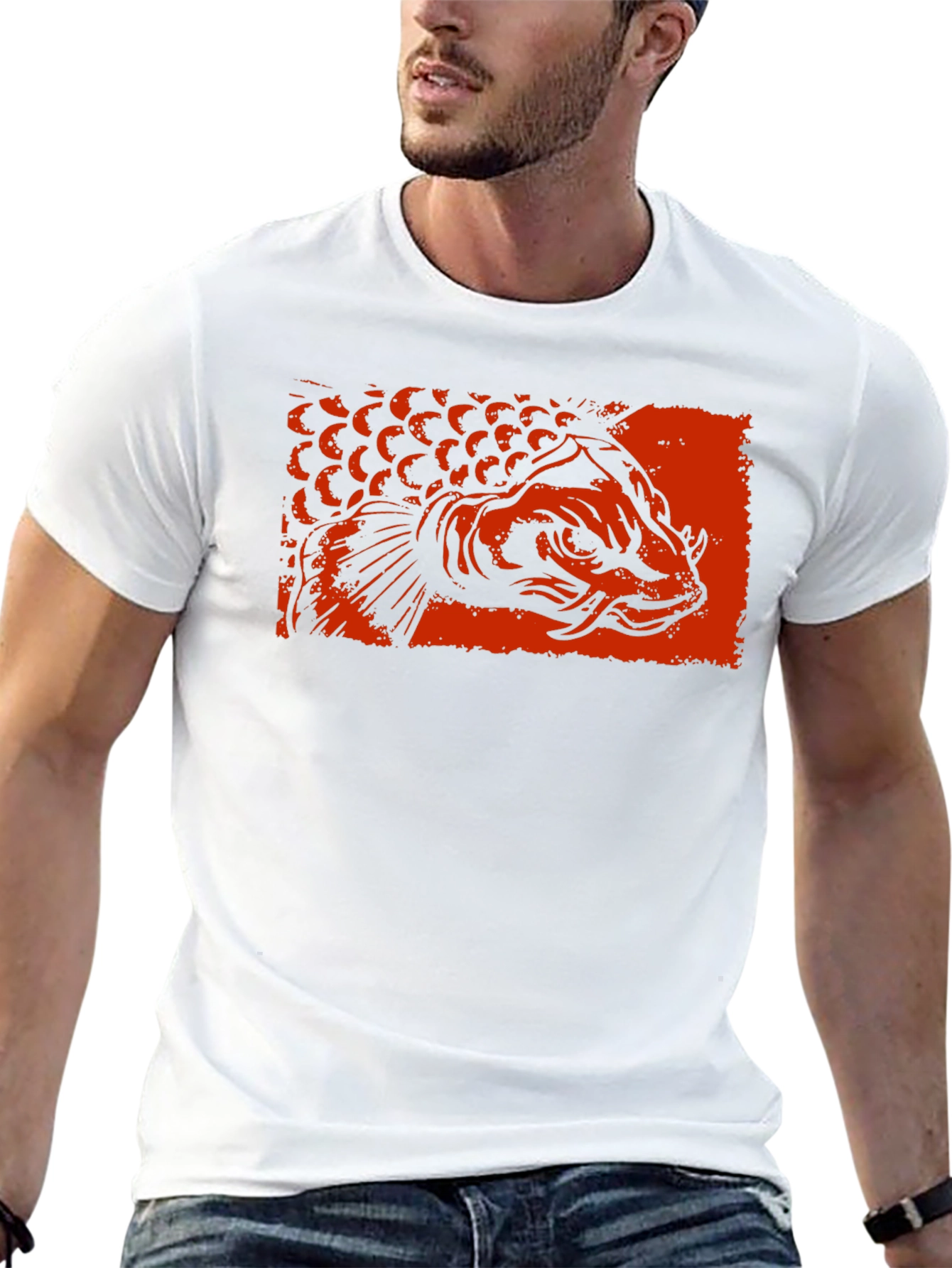 Koi Fish Graphic T-Shirt - Premium Cotton Tee