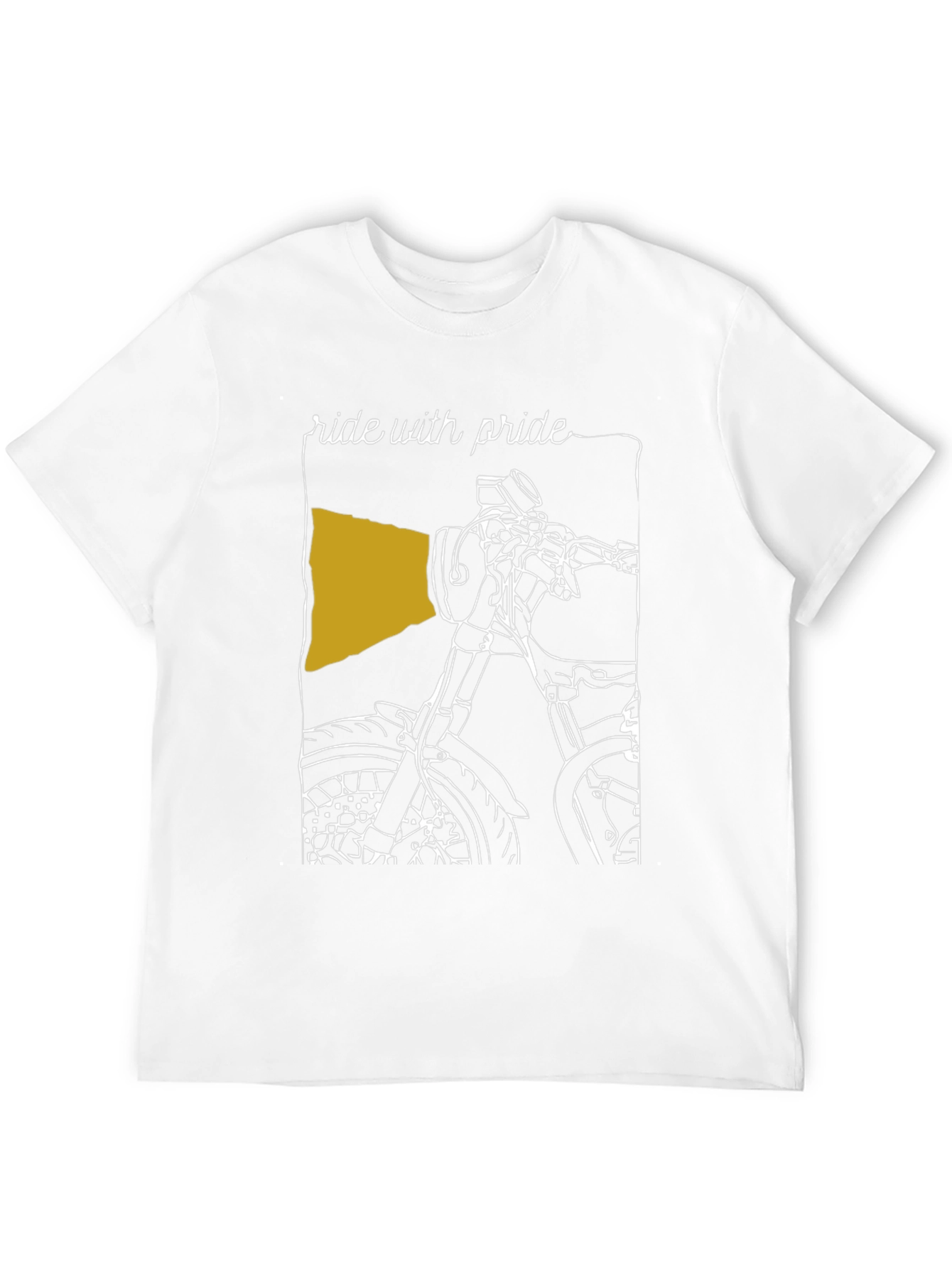 Ride with Pride T-Shirt - Motorcycle Design