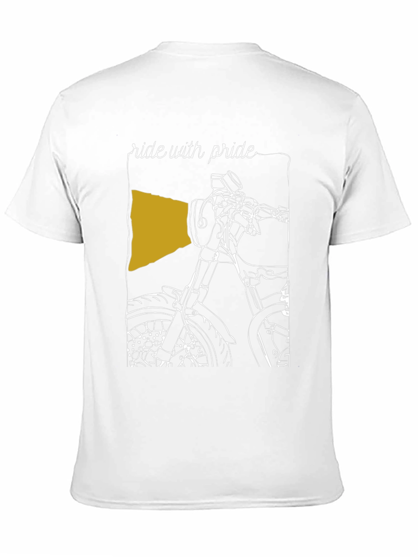 Ride with Pride T-Shirt - Motorcycle Design