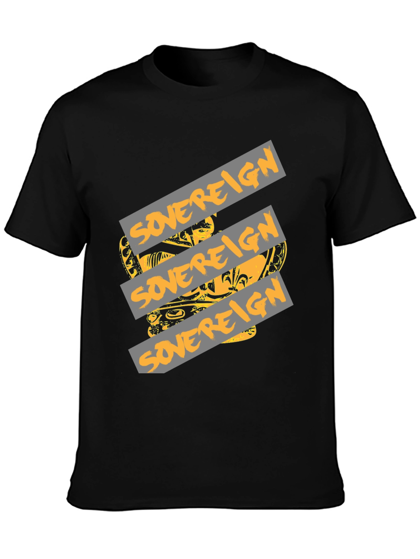 Sovereign Graphic Print Black T-Shirt